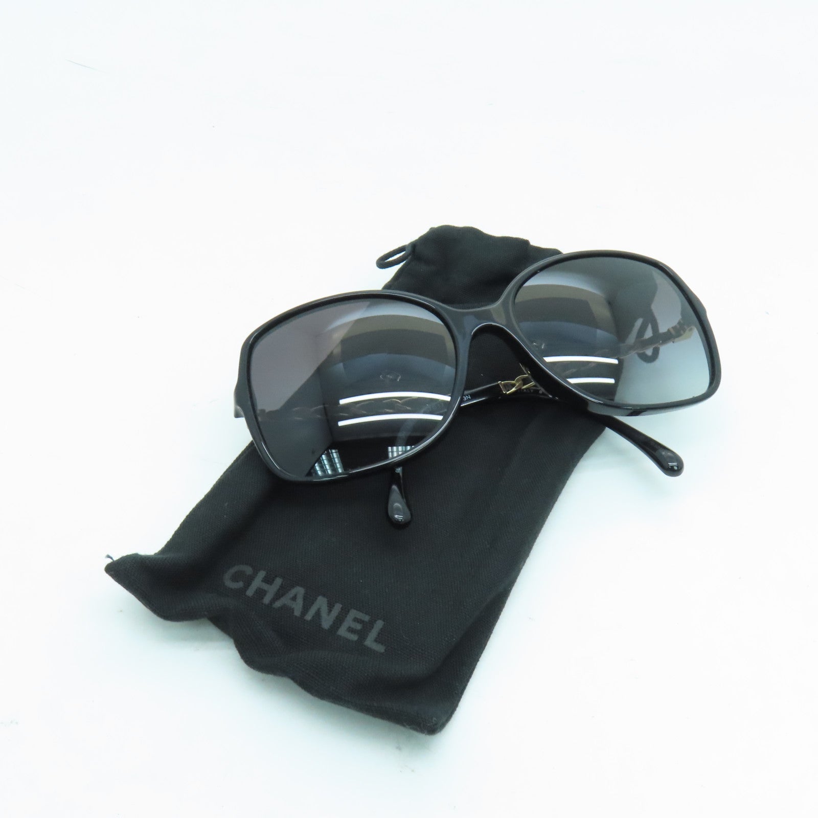 CHANEL PVC Sunglasses太陽眼鏡黑色