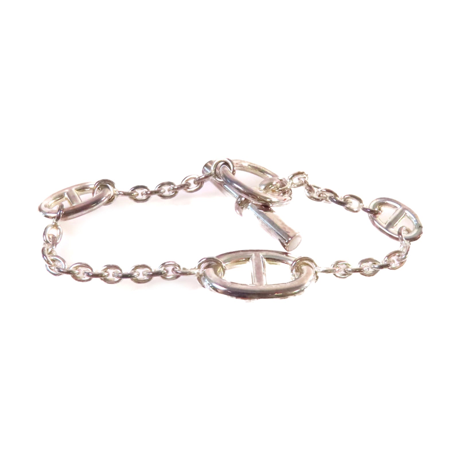 HERMES 925純銀Farandole Bracelet銀扣手鏈