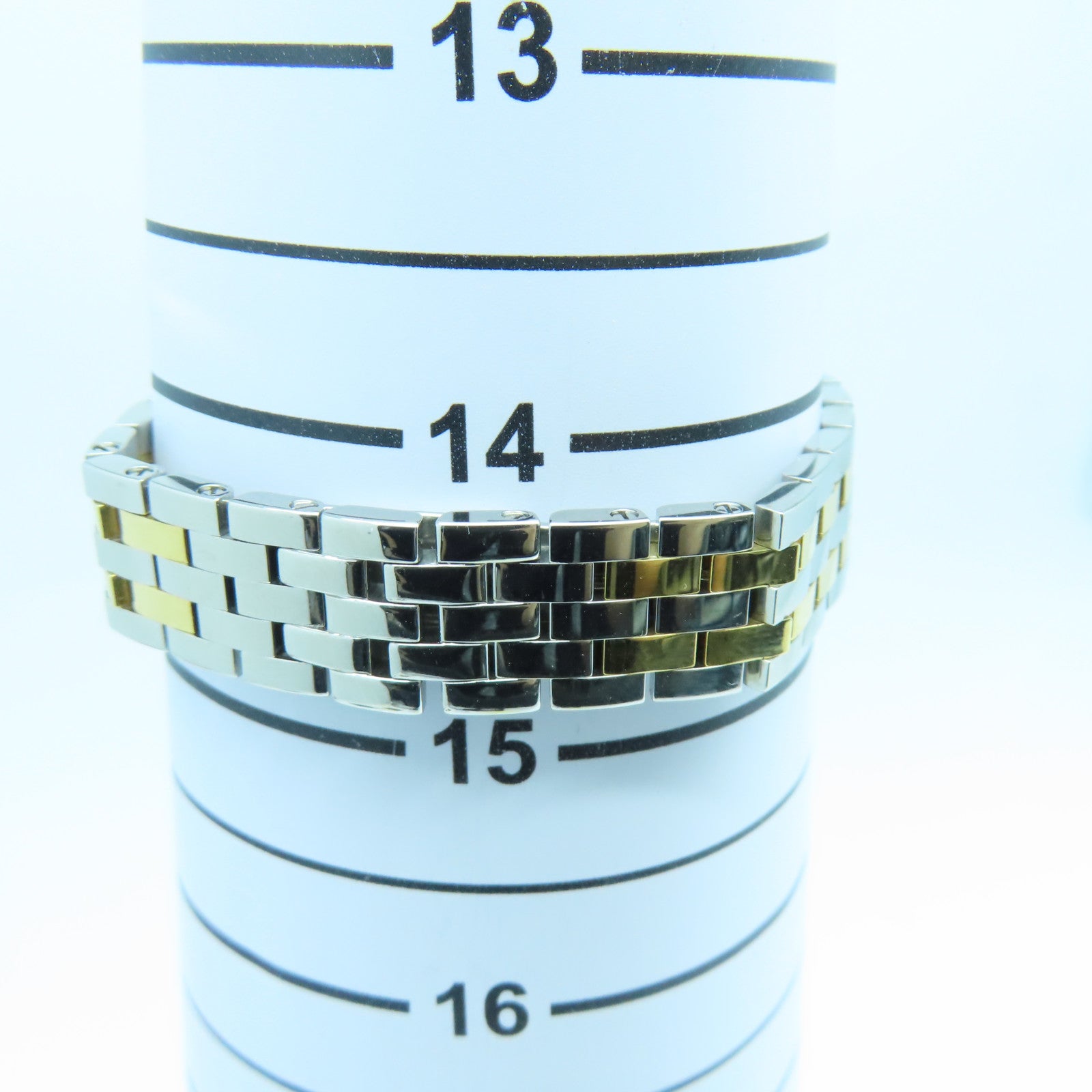 CARTIER Santos Demoiselle 18K/不鏽鋼手錶石英機芯白色