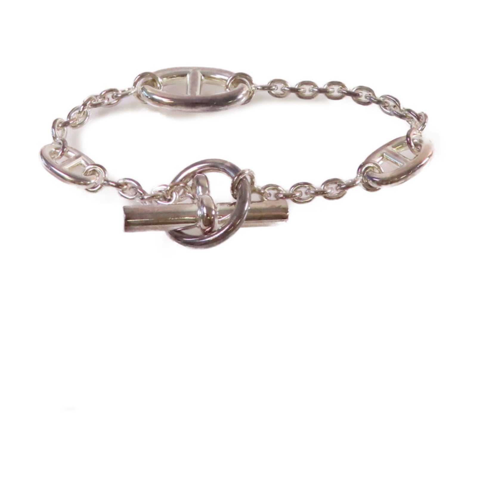 HERMES 925純銀Farandole Bracelet銀扣手鏈