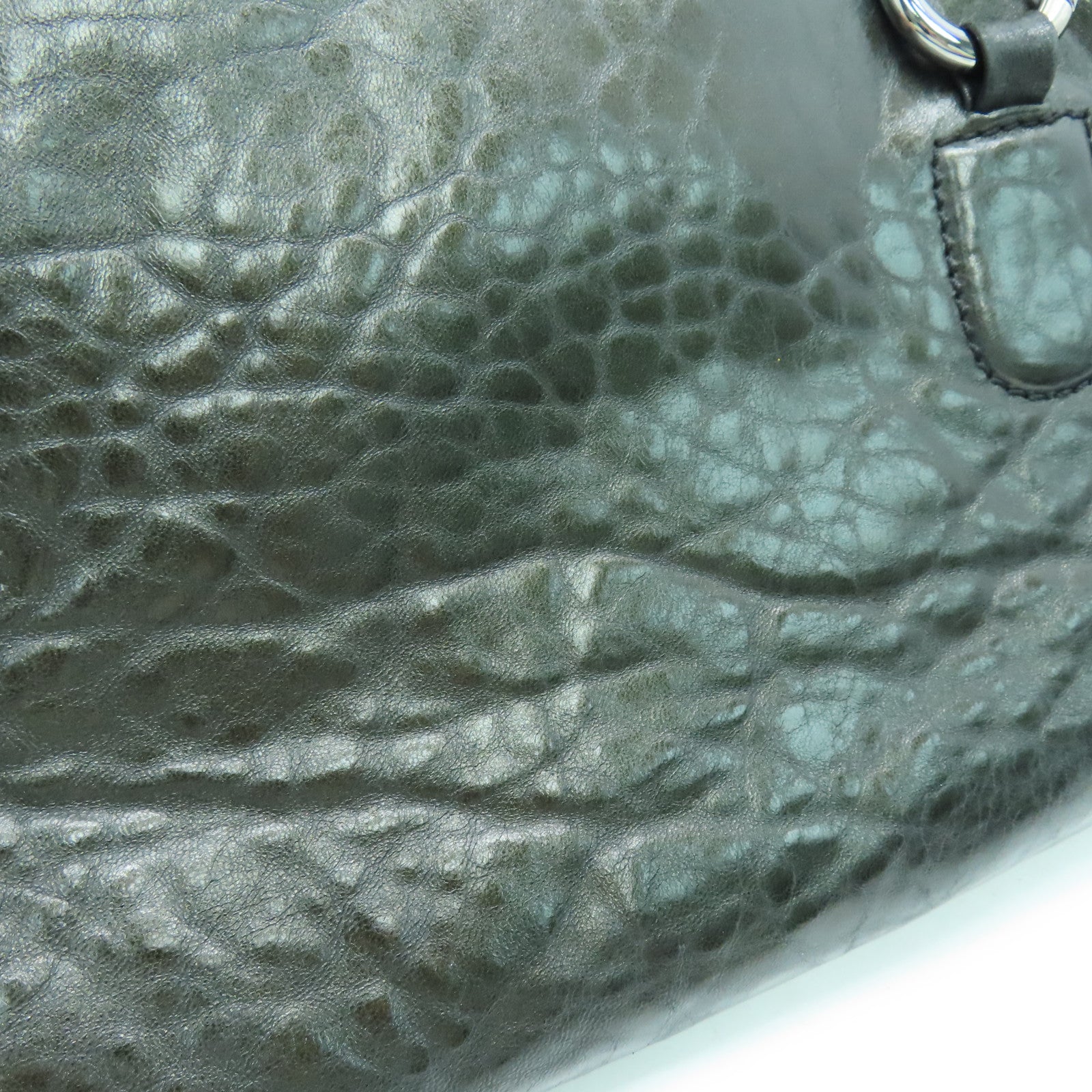 CHANEL 牛皮皮革Shoulder Bag银扣手挽袋/肩背袋