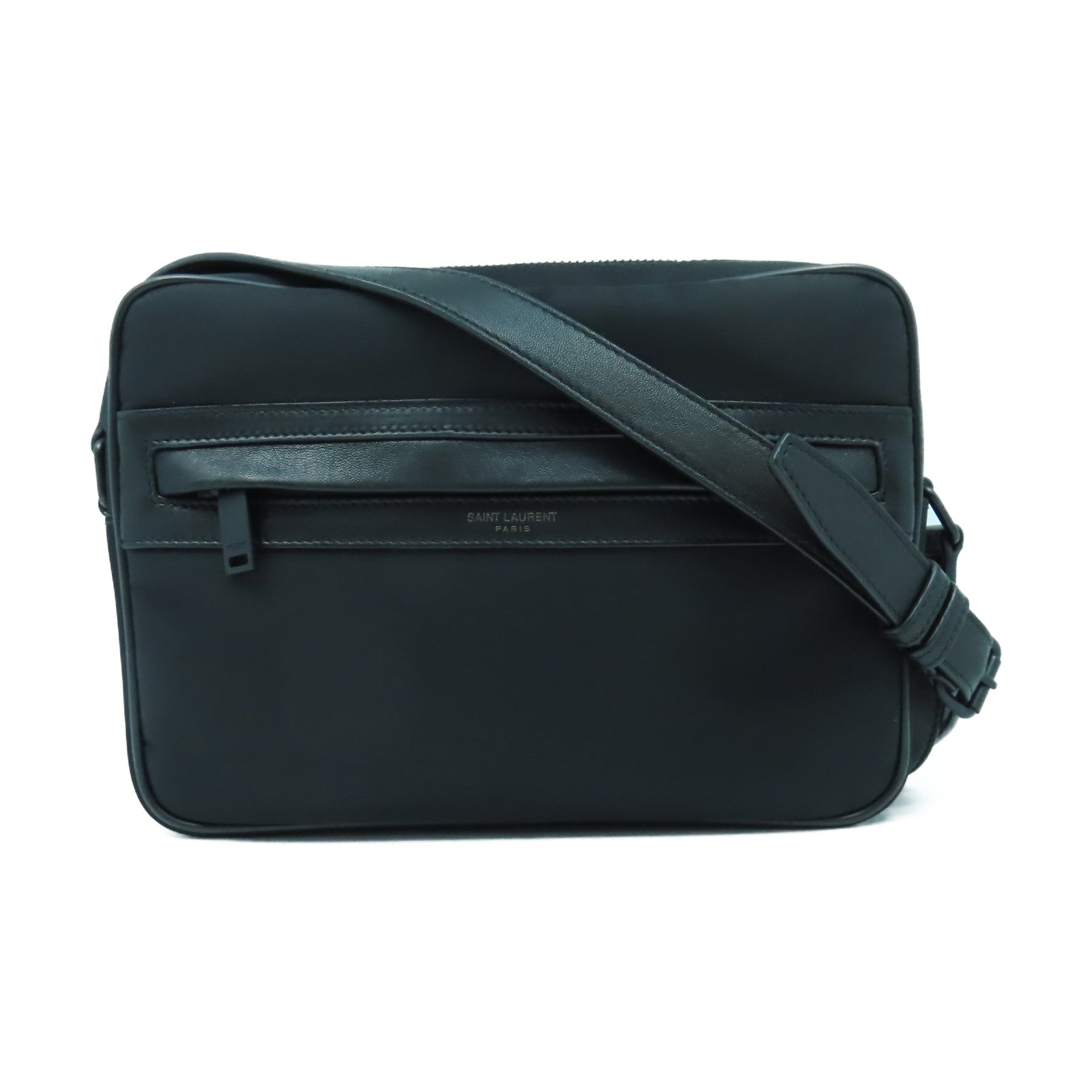SAINT LAURENT 尼龍Shoulder Bag肩背袋黑色
