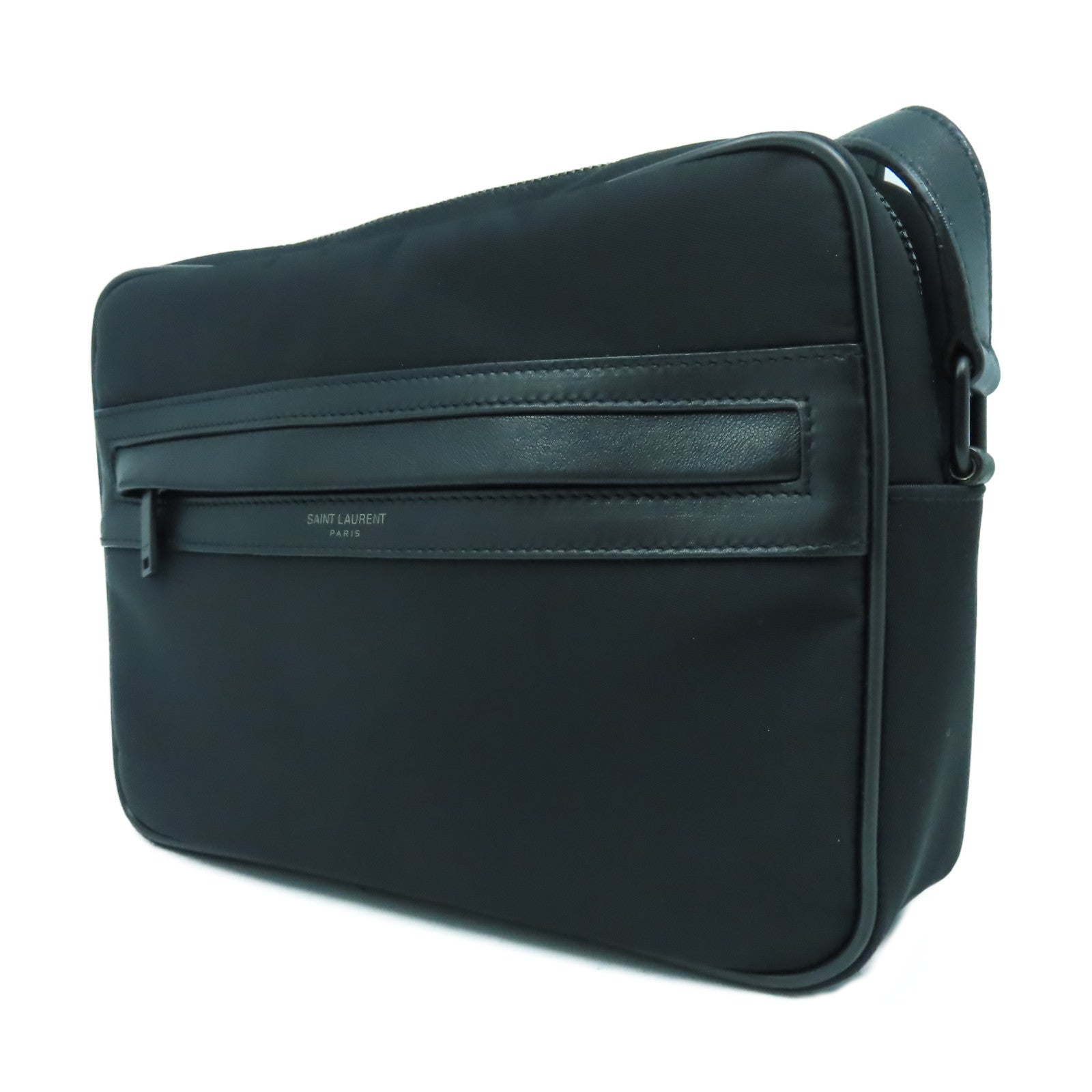 SAINT LAURENT 尼龍Shoulder Bag肩背袋黑色