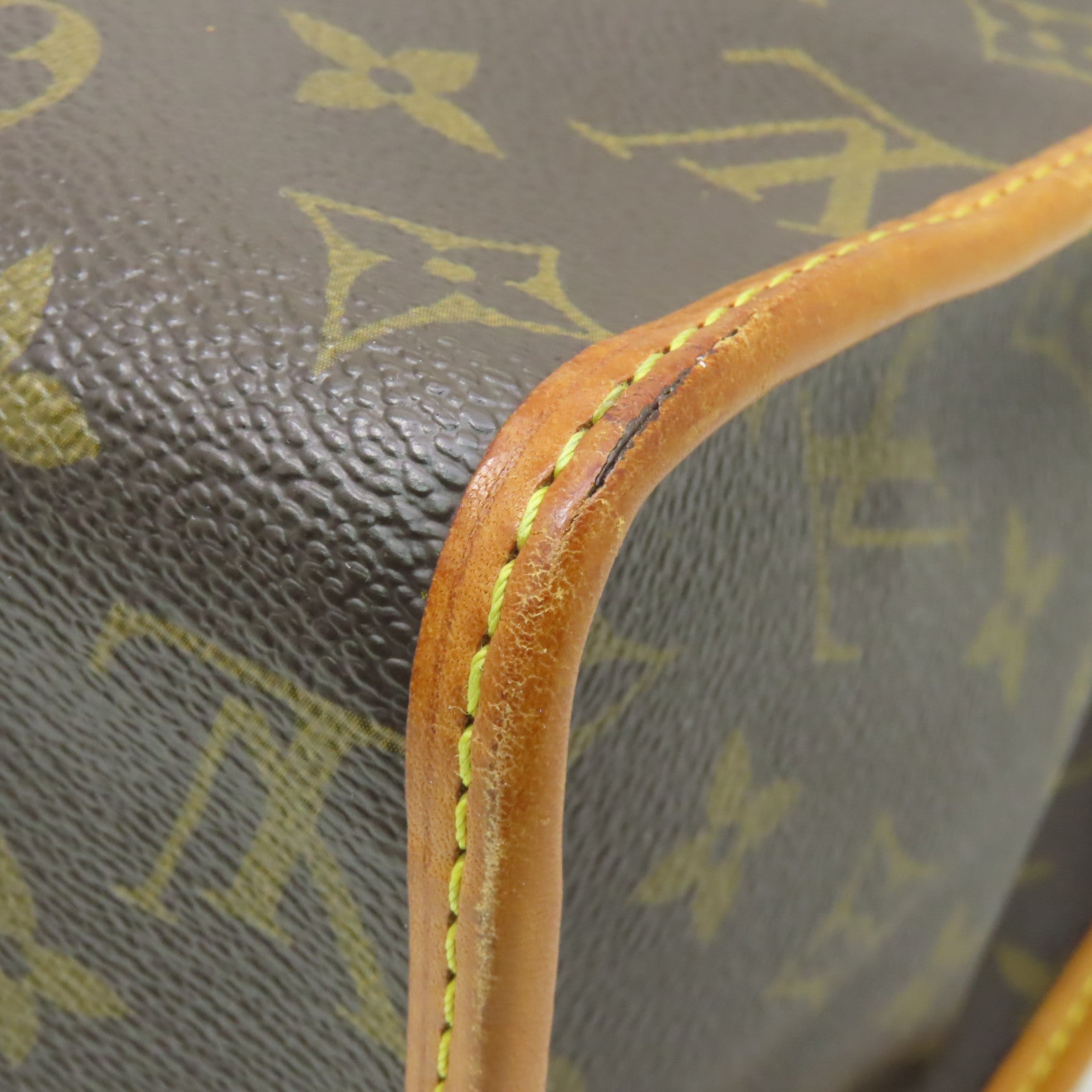 LOUIS VUITTON Monogram Popincourt Haut金扣肩背袋棕色