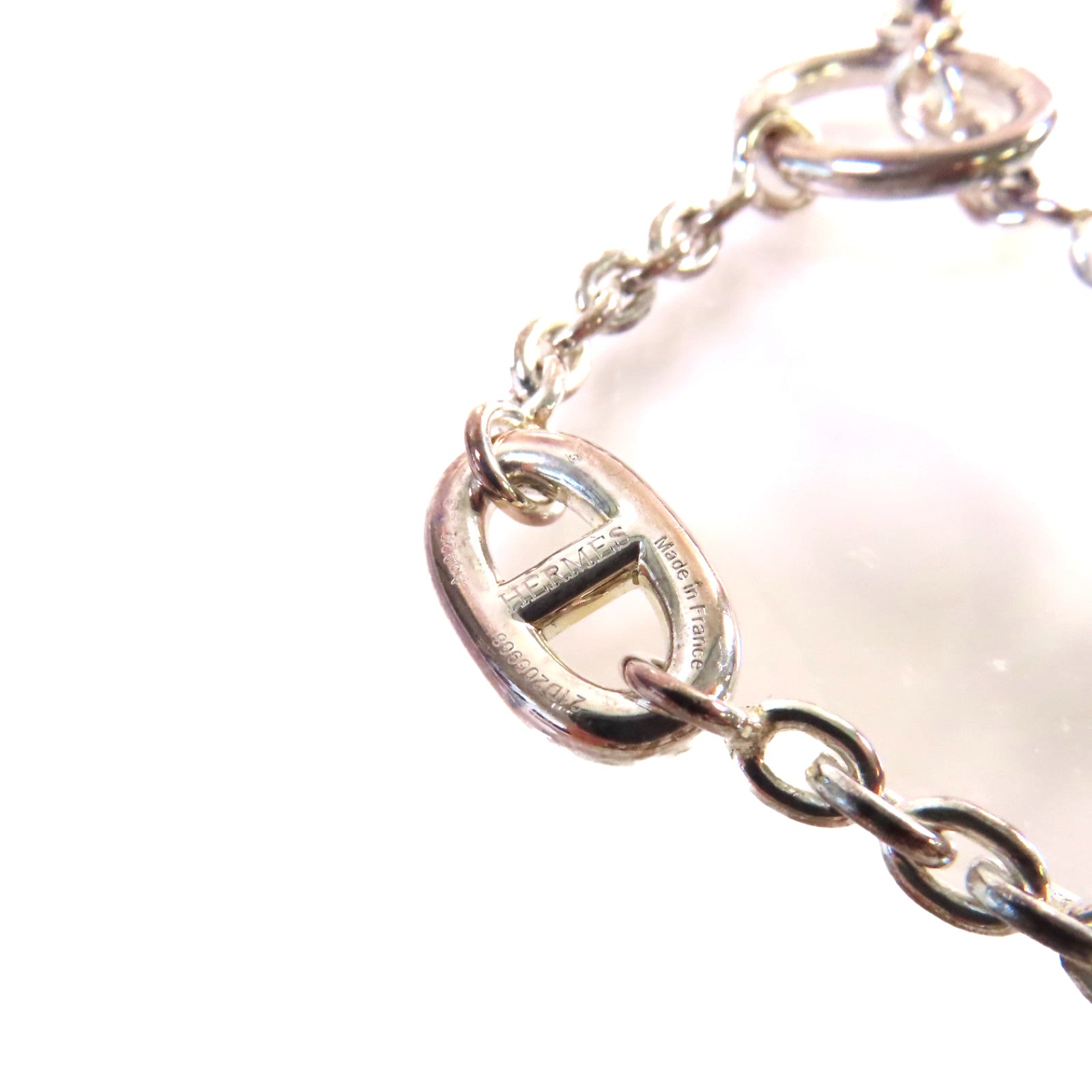HERMES 925純銀Farandole Bracelet銀扣手鏈