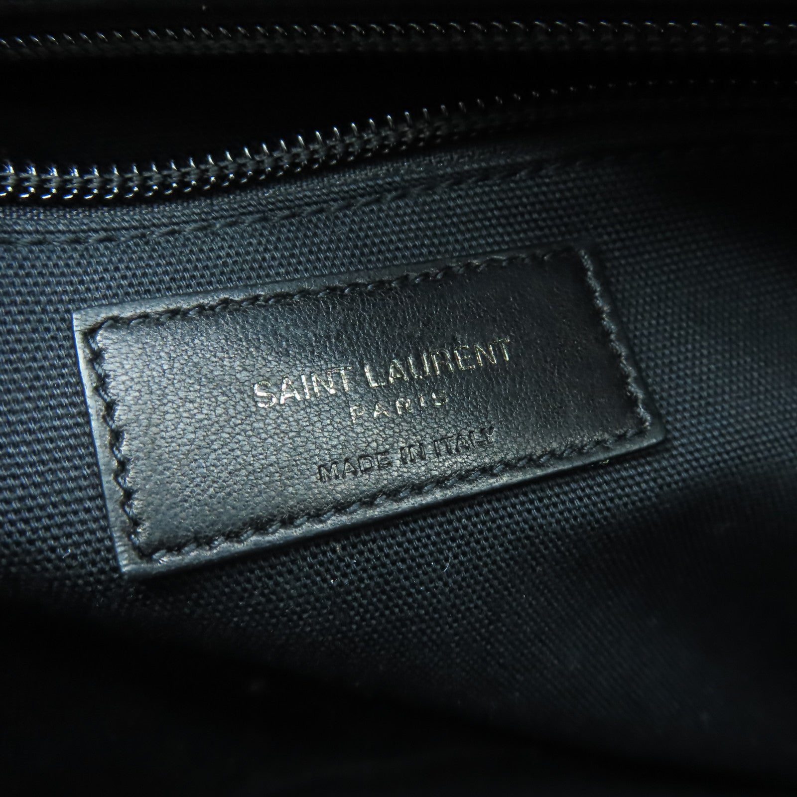 SAINT LAURENT 尼龍Shoulder Bag肩背袋黑色