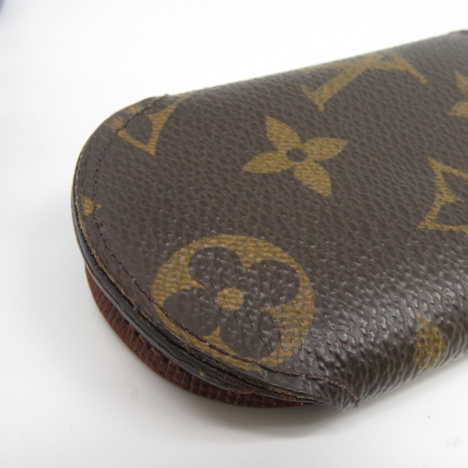 LOUIS VUITTON Monogram Key Holder金扣鎖匙扣啡色