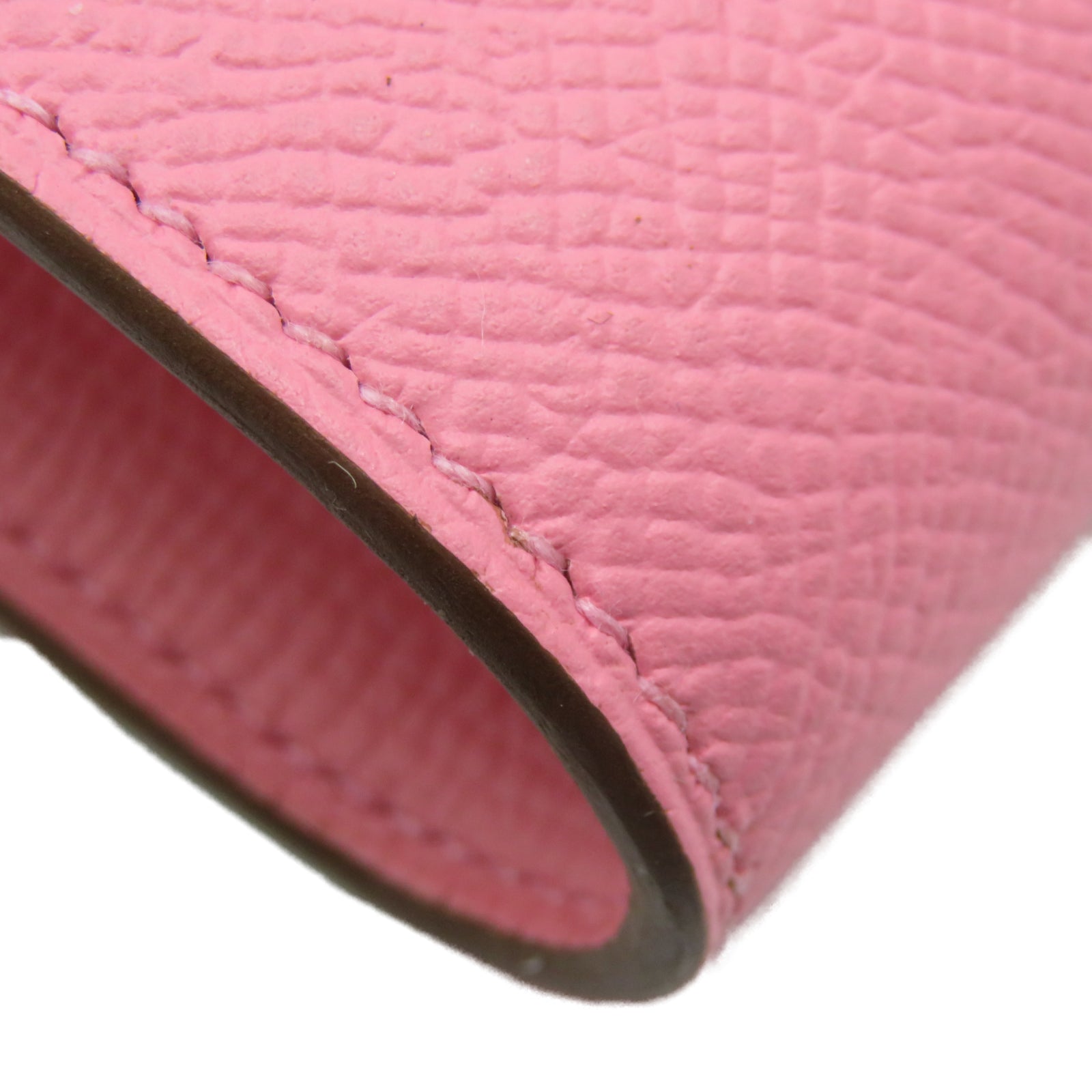 HERMES [Sharp Discount] Veau Epsom Leather Kelly To Go Silver Buckle Handle Shoulder Back Dual-Purpose Bag Pink/Confetti