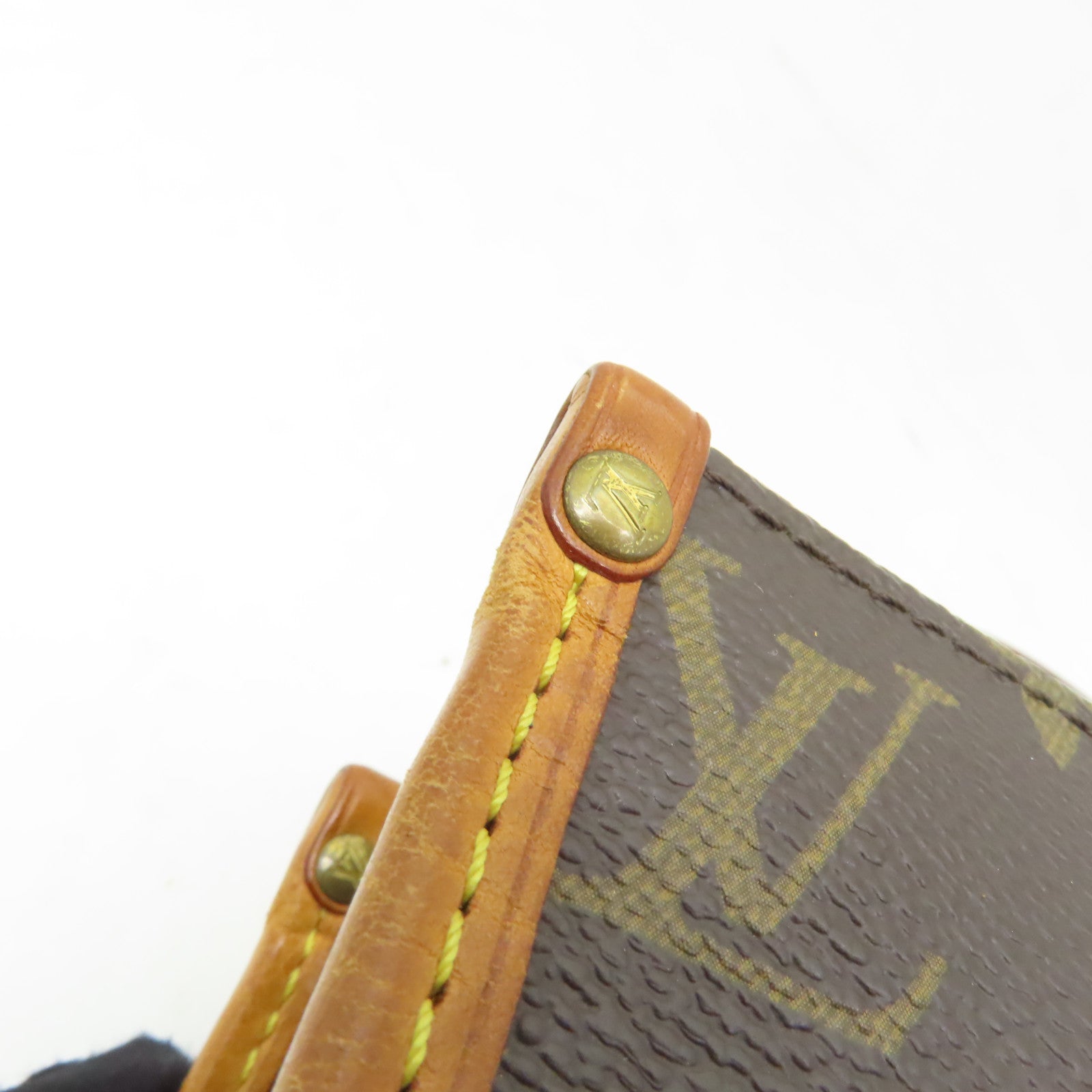 LOUIS VUITTON Monogram Popincourt Haut金扣肩背袋棕色