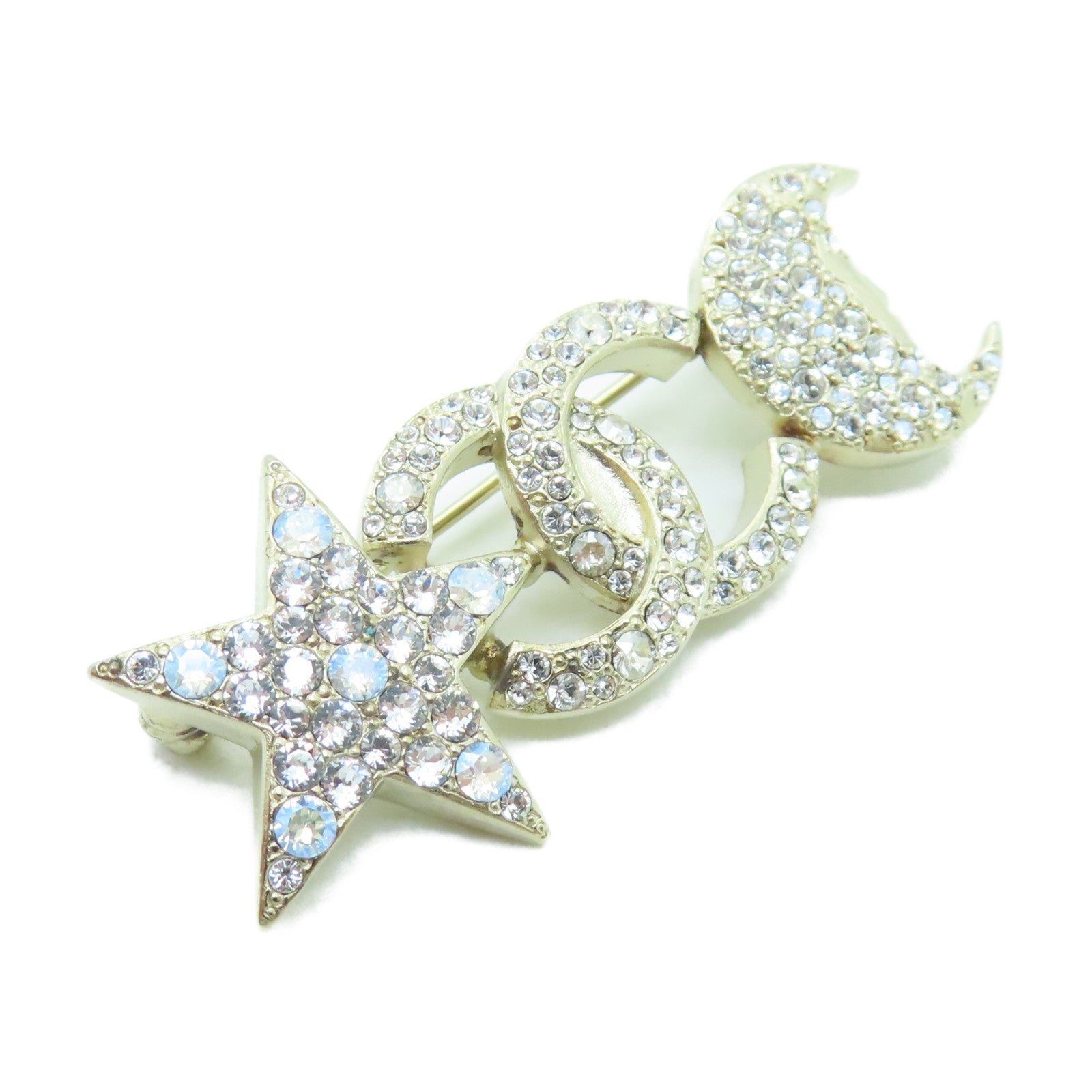 CHANEL Metal Brooch Brooch Gold