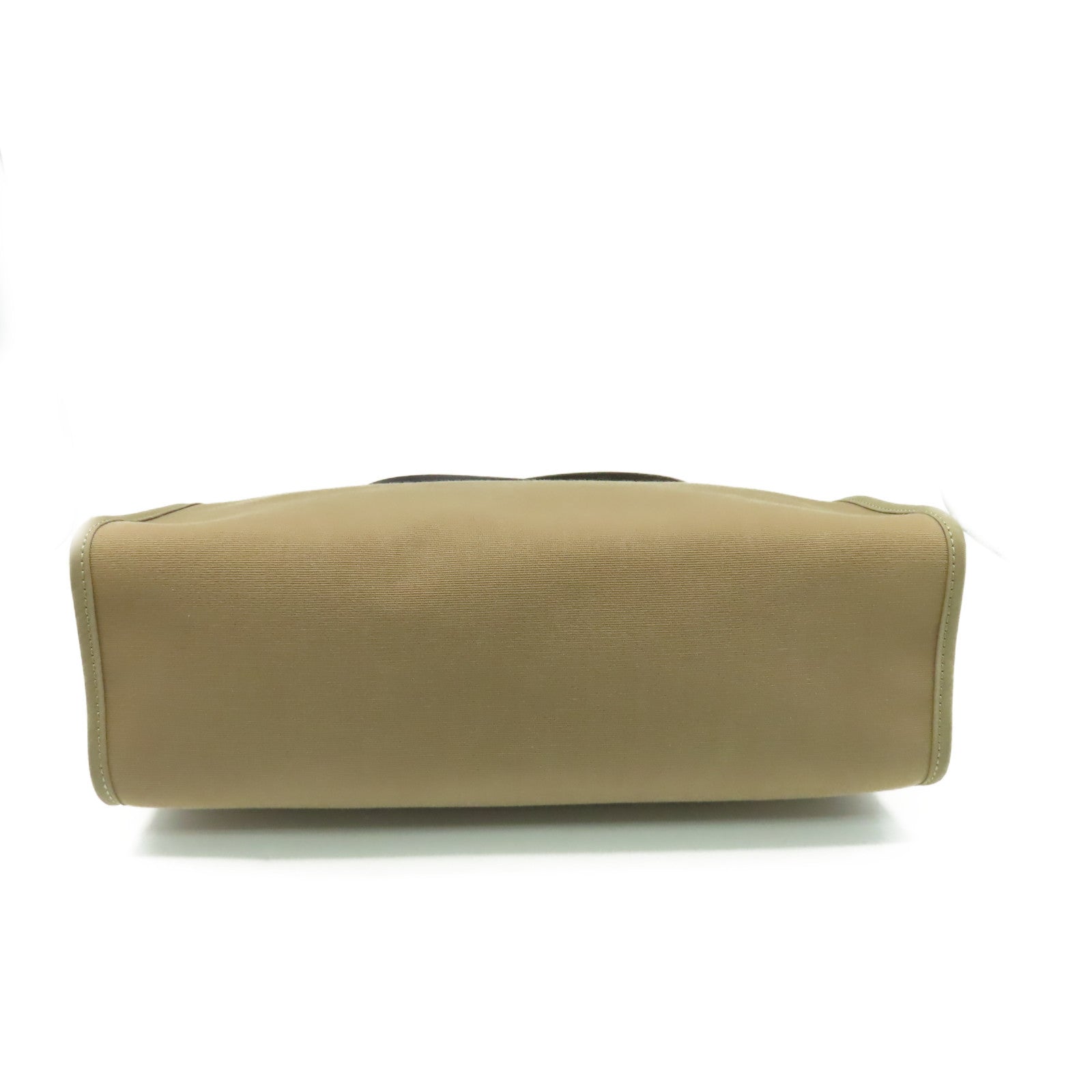 HERMES 帆布Herbag PM 2Way Shoulder Bag銀扣手挽肩背兩用袋Etoupe大象灰