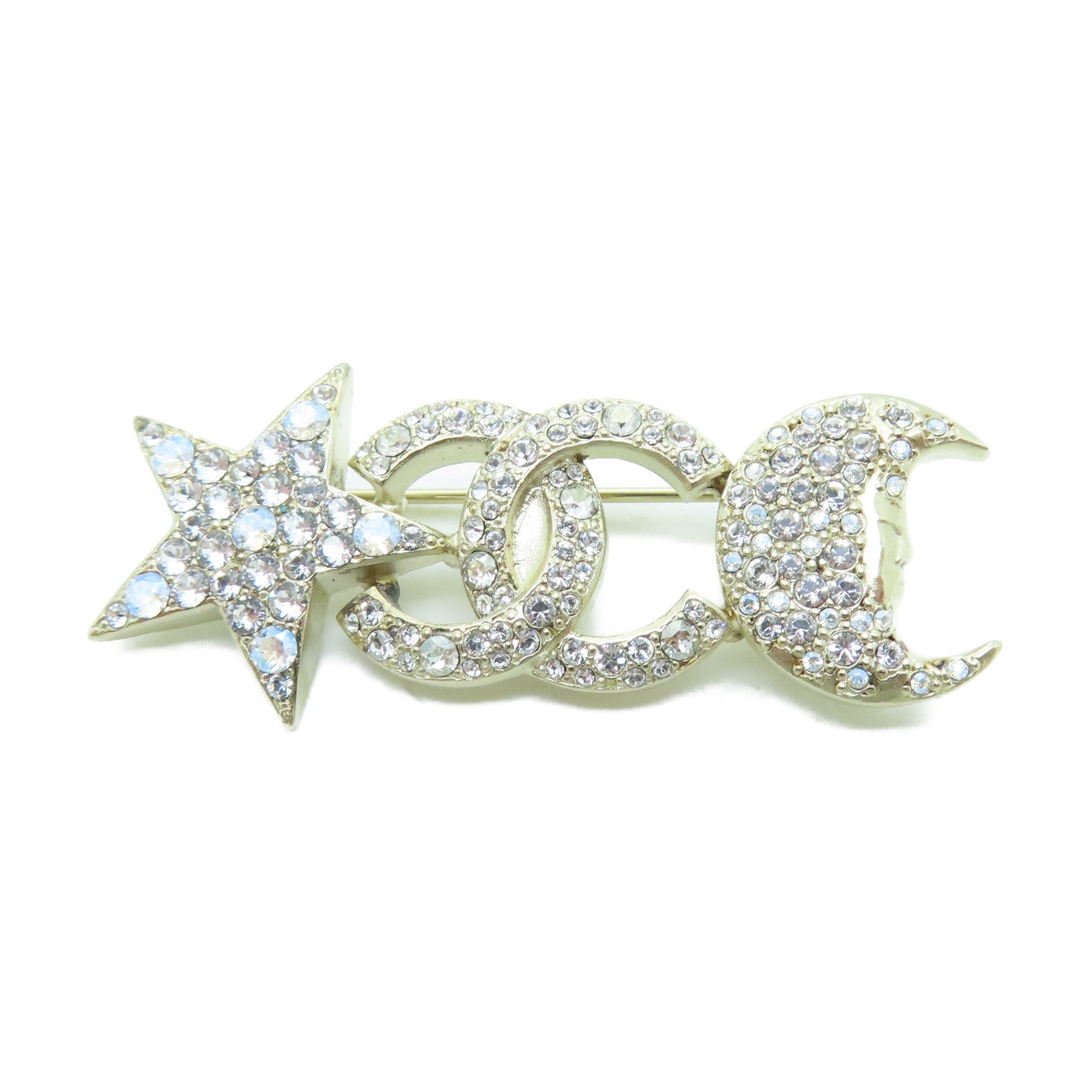 CHANEL Metal Brooch Brooch Gold