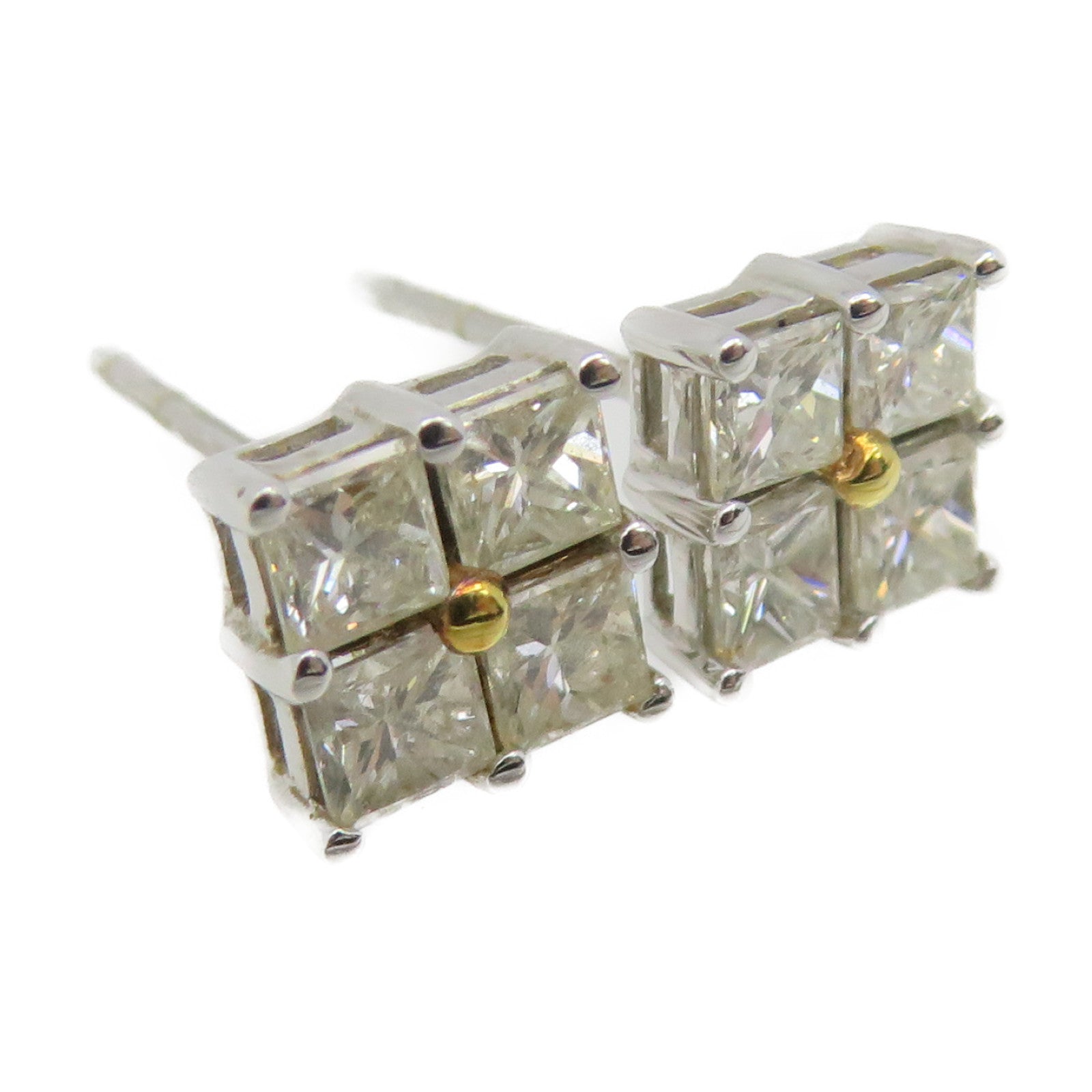 JEWELRY 18K White Gold/Diamond Diamond Earrings