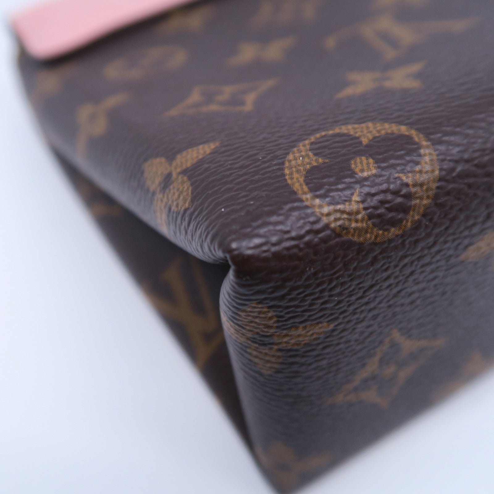 LOUIS VUITTON Monogram Locky BB金扣手挽肩背兩用袋粉紅色/啡色