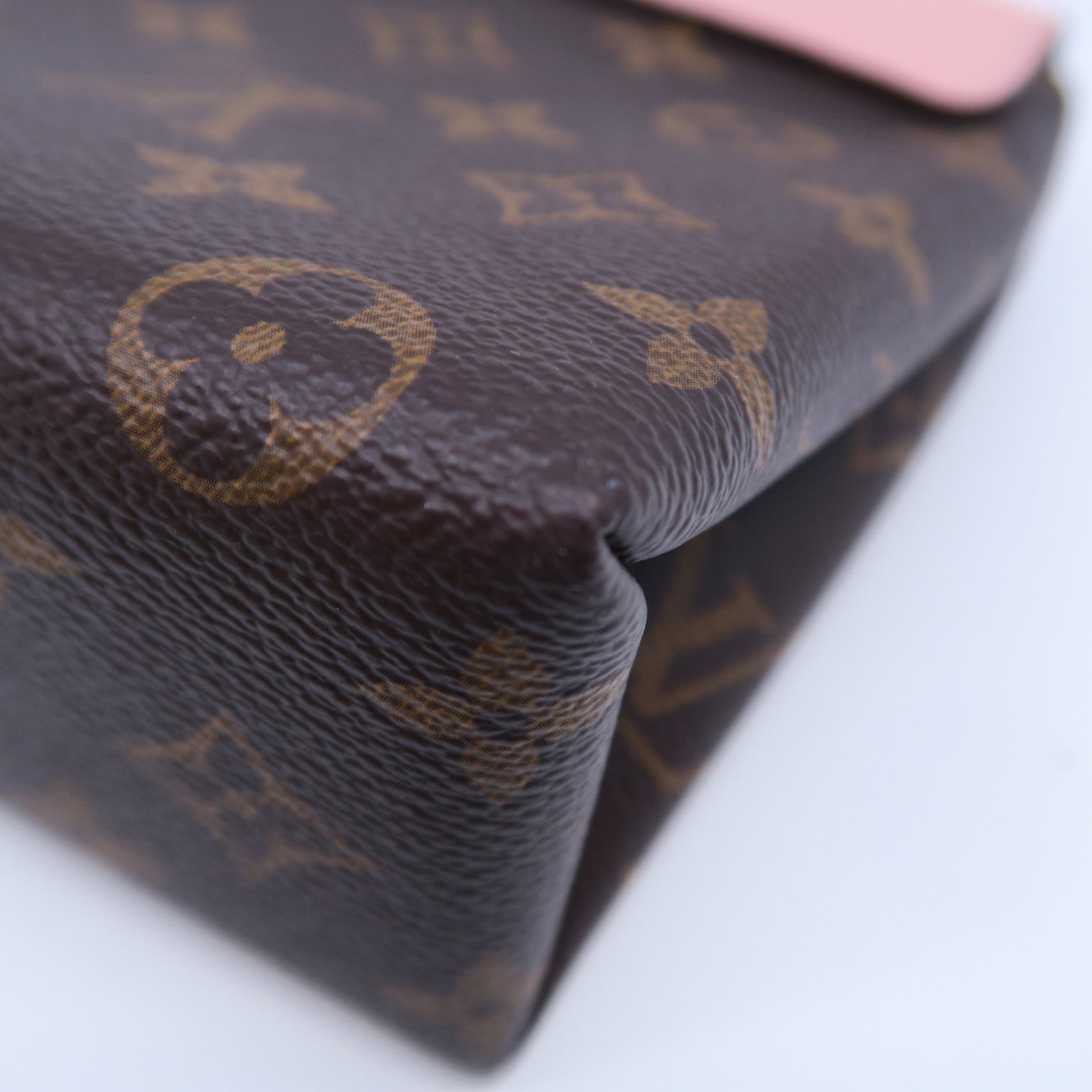 LOUIS VUITTON Monogram Locky BB金扣手挽肩背兩用袋粉紅色/啡色