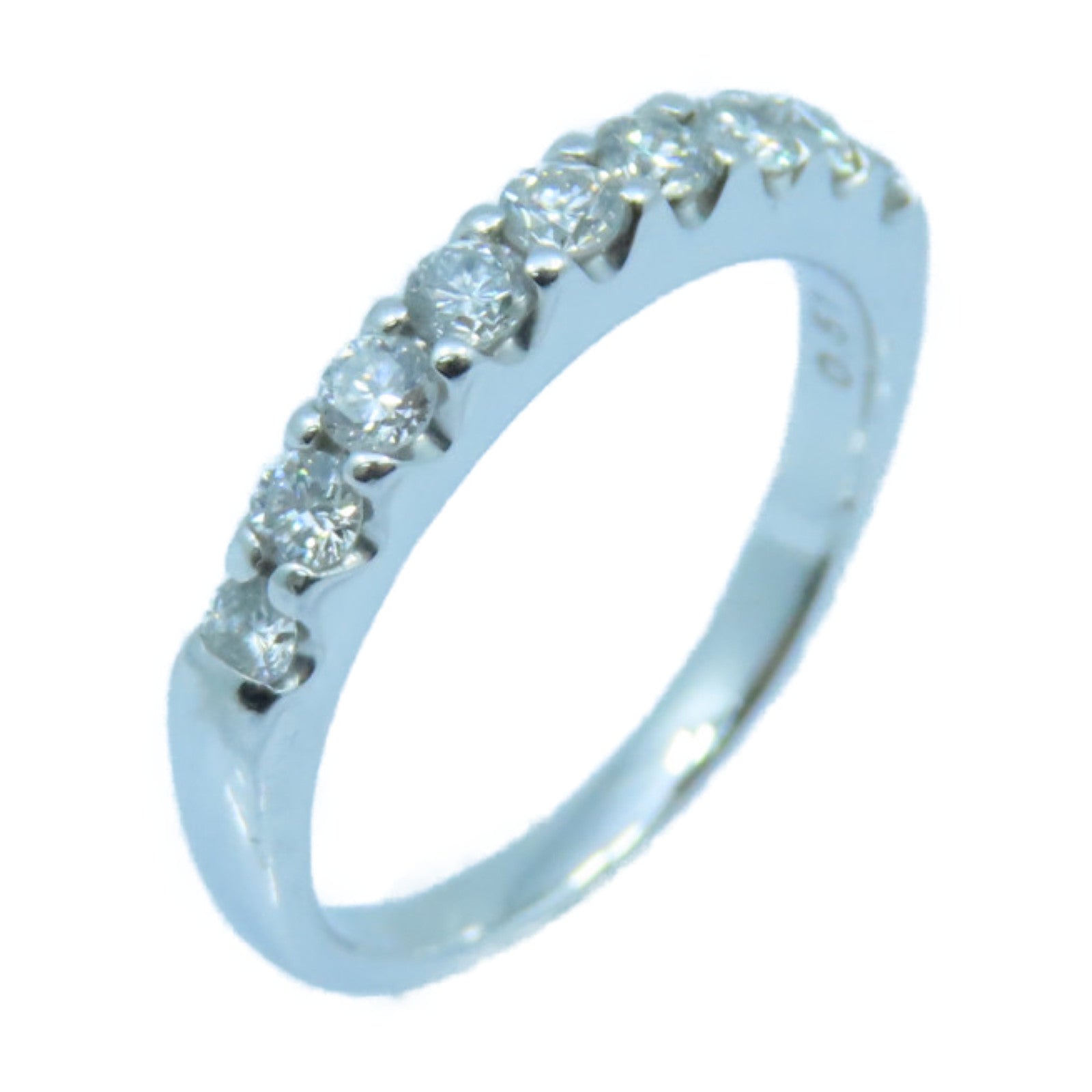 JEWELRY 900PT Diamond Ring 0.51ct鑽石戒指US#6.25