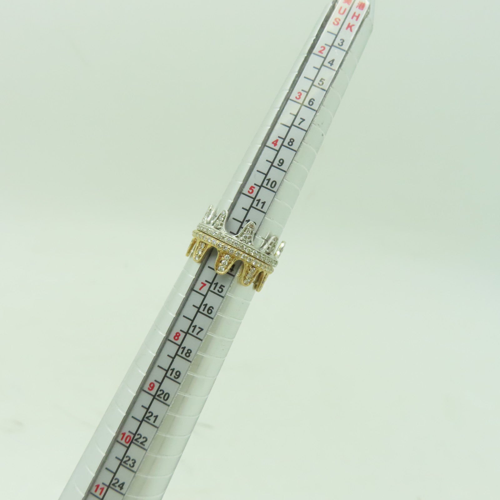JEWELRY 【激減優惠】18K黃金/白金Diamond Ring 1.1ct鑽石戒指US#6