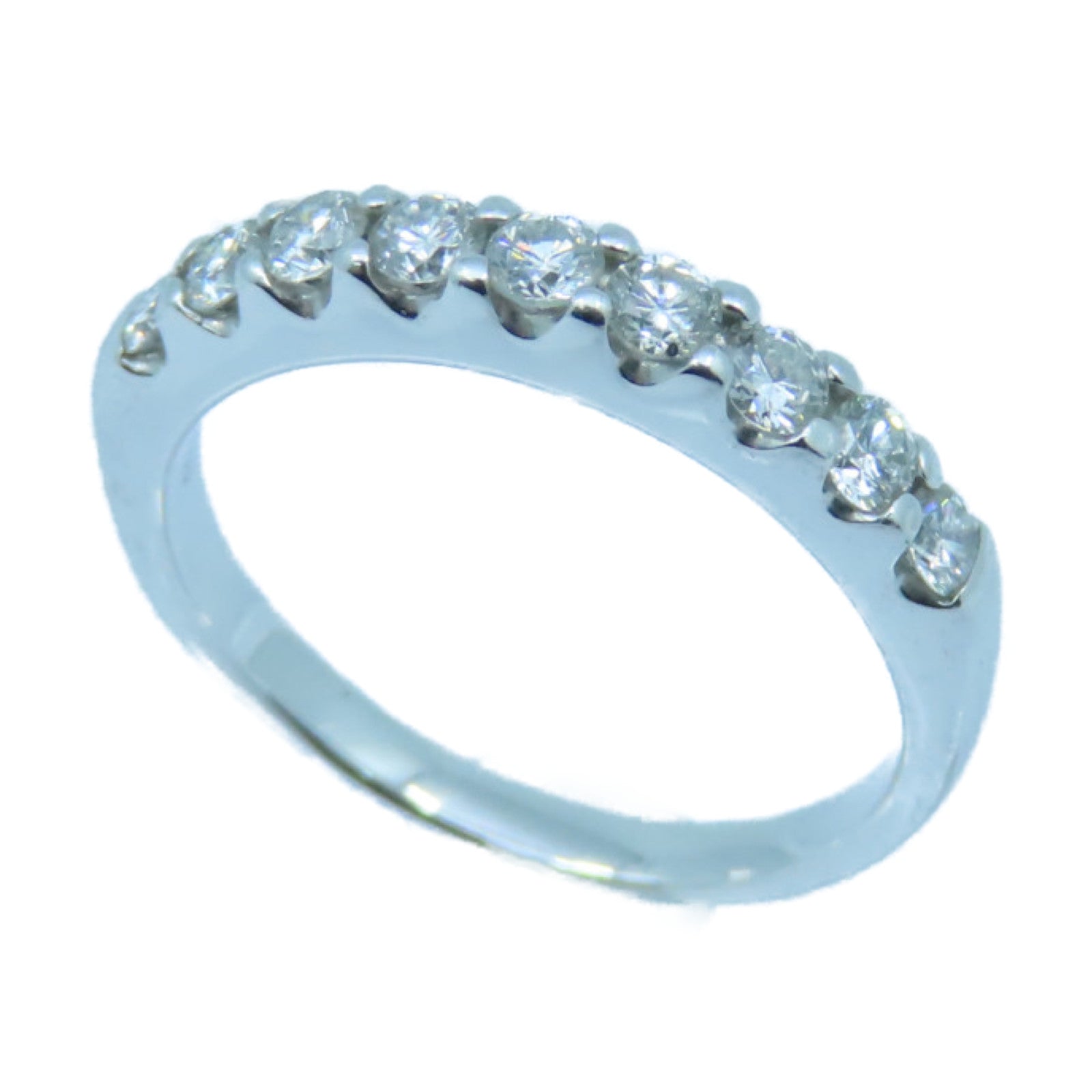 JEWELRY 900PT Diamond Ring 0.51ct鑽石戒指US#6.25
