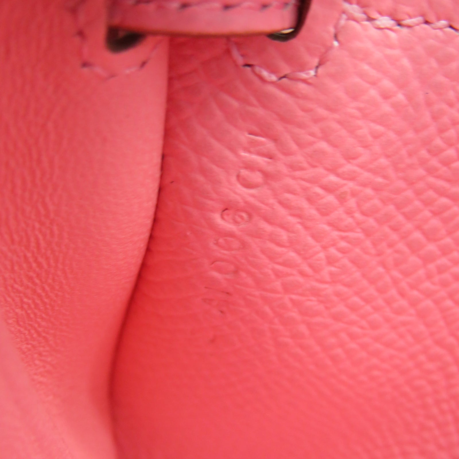 HERMES [Sharp Discount] Veau Epsom Leather Kelly To Go Silver Buckle Handle Shoulder Back Dual-Purpose Bag Pink/Confetti
