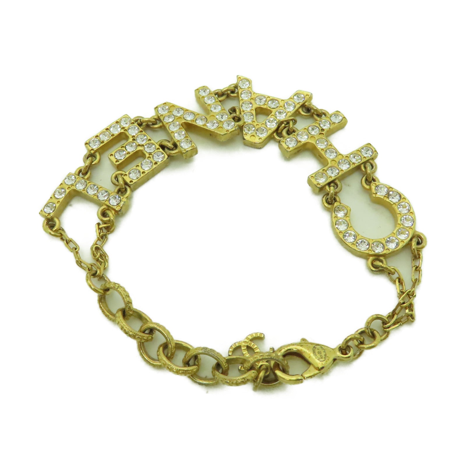 CHANEL 金屬Bracelet手鏈金色