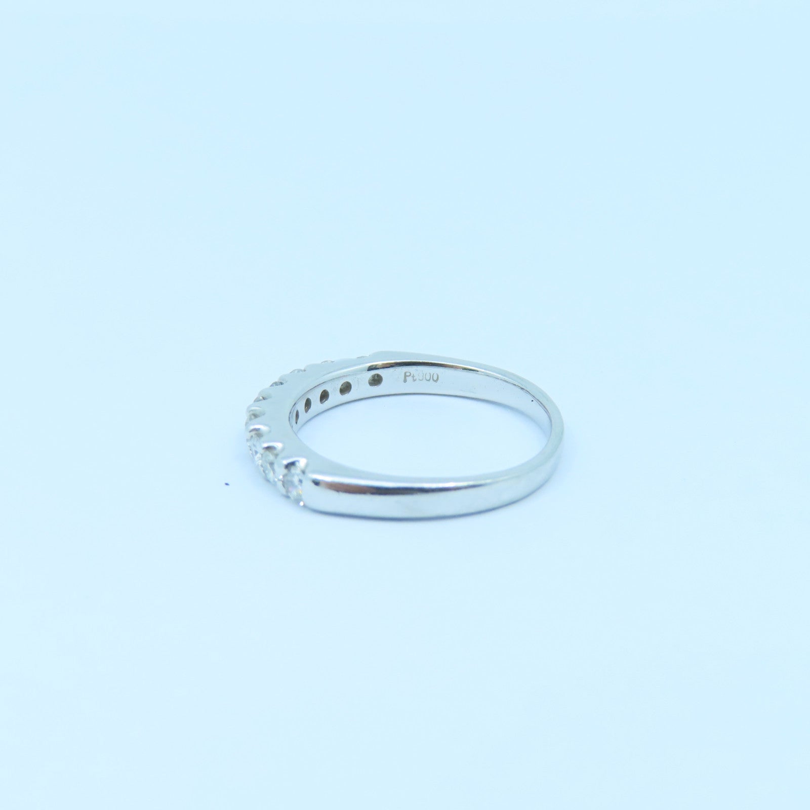 JEWELRY 900PT Diamond Ring 0.51ct鑽石戒指US#6.25