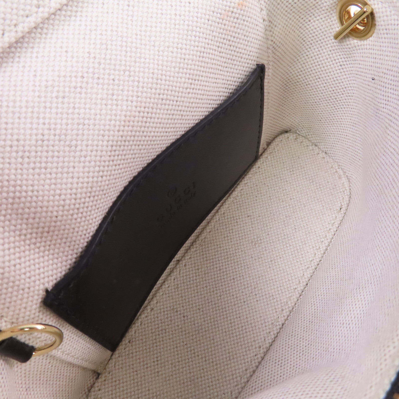 GUCCI 牛皮皮革Chain Shoulder Bag金扣鏈帶肩背袋黑色