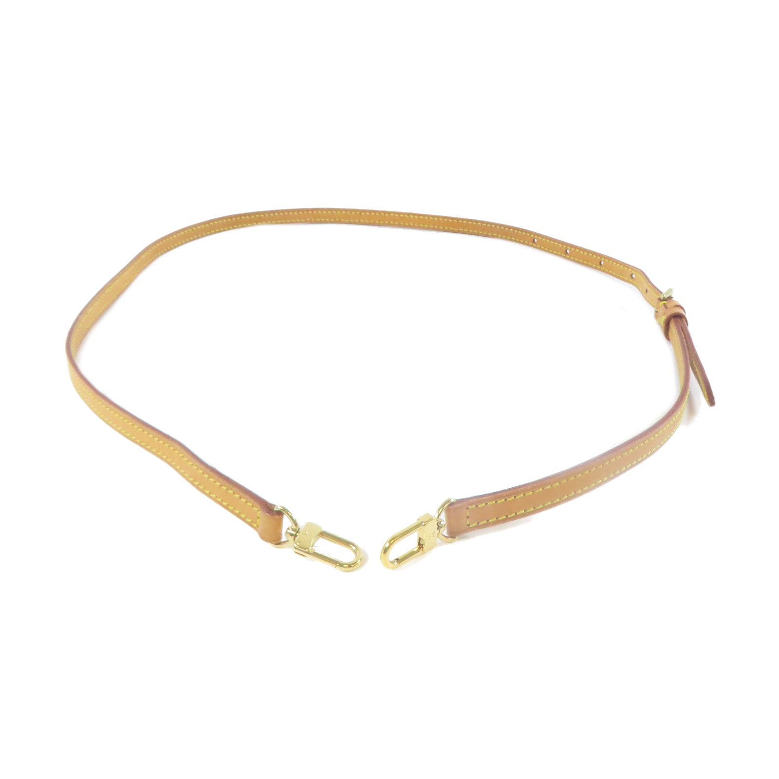 LOUIS VUITTON 皮革Shoulder Strap金扣肩帶啡色