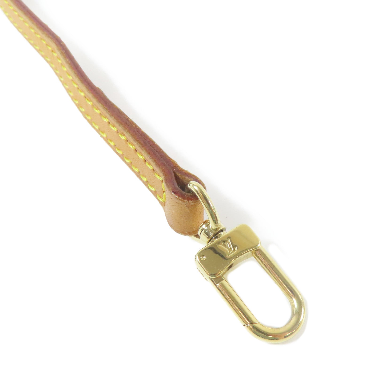 LOUIS VUITTON 皮革Shoulder Strap金扣肩帶啡色