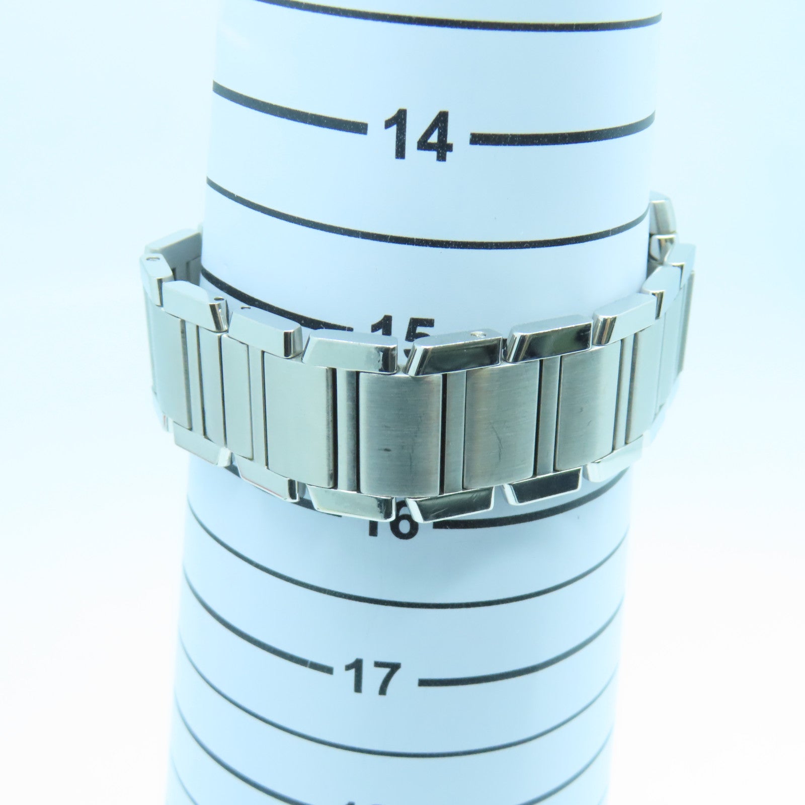 CARTIER Tank Francaise不鏽鋼手錶自動機芯白色