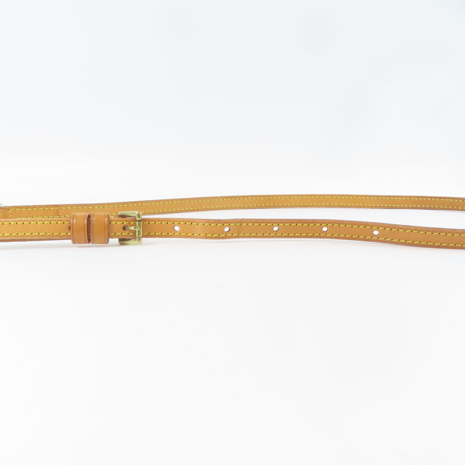 LOUIS VUITTON 皮革Shoulder Strap金扣肩帶啡色