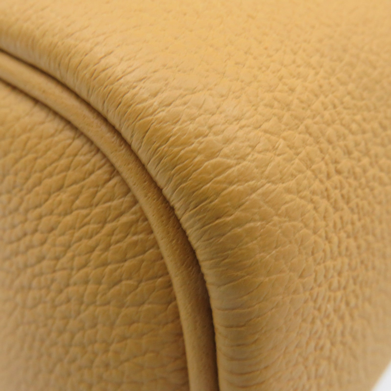 HERMES 【激減優惠】Togo皮革Hac A Dos PM Shoulder Bag銀扣肩背袋Sable啡色