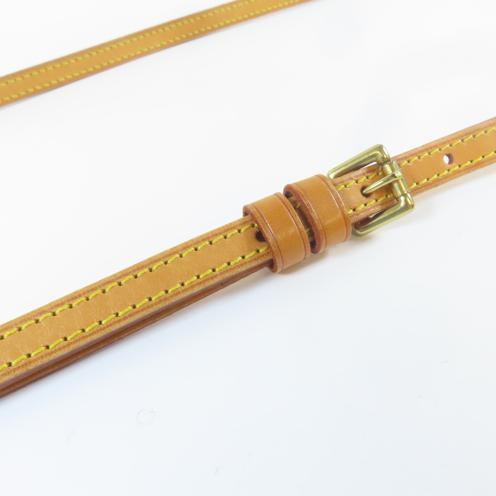 LOUIS VUITTON 皮革Shoulder Strap金扣肩帶啡色