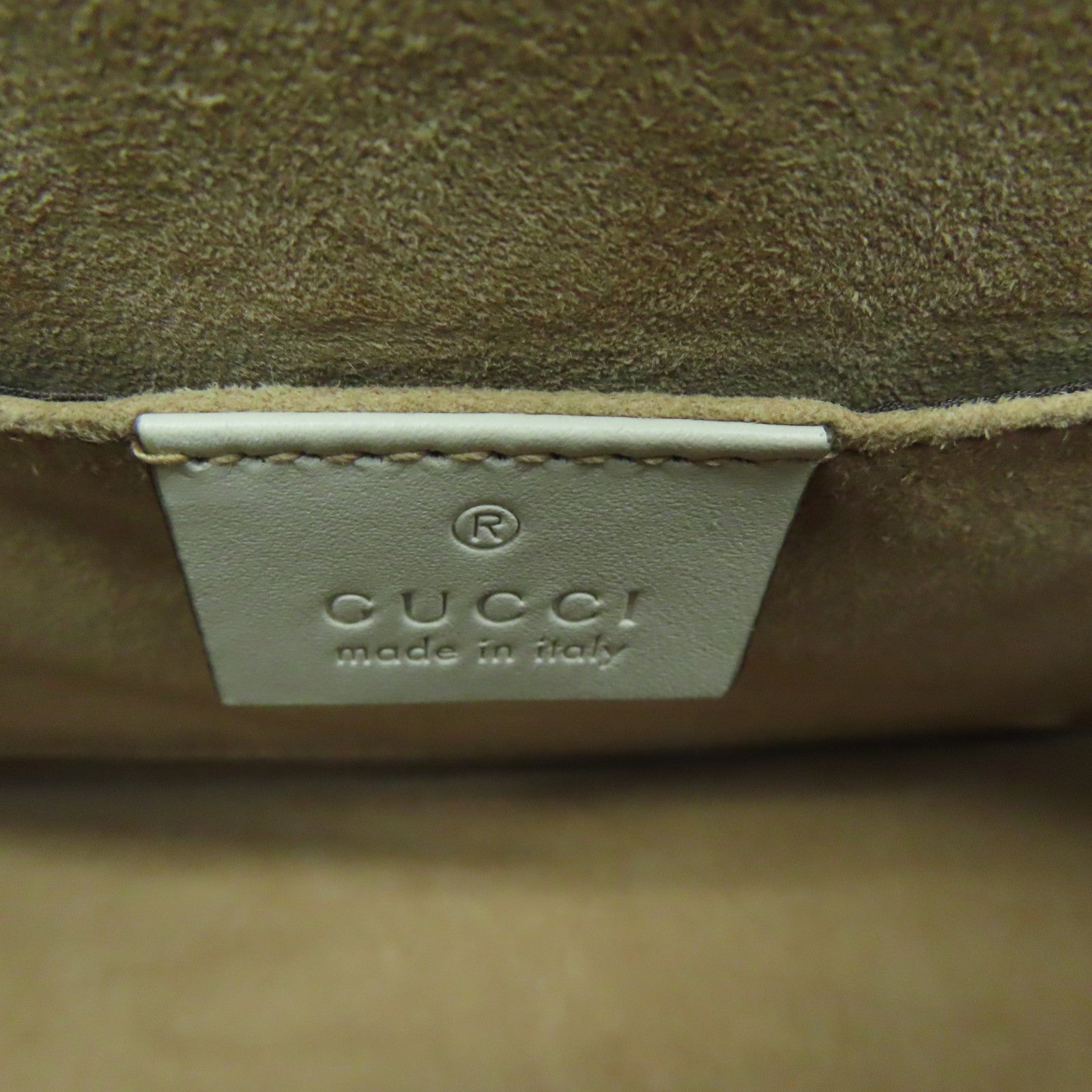 GUCCI 牛皮皮革2way Shoulder Bag金扣手挽肩背两用袋白色