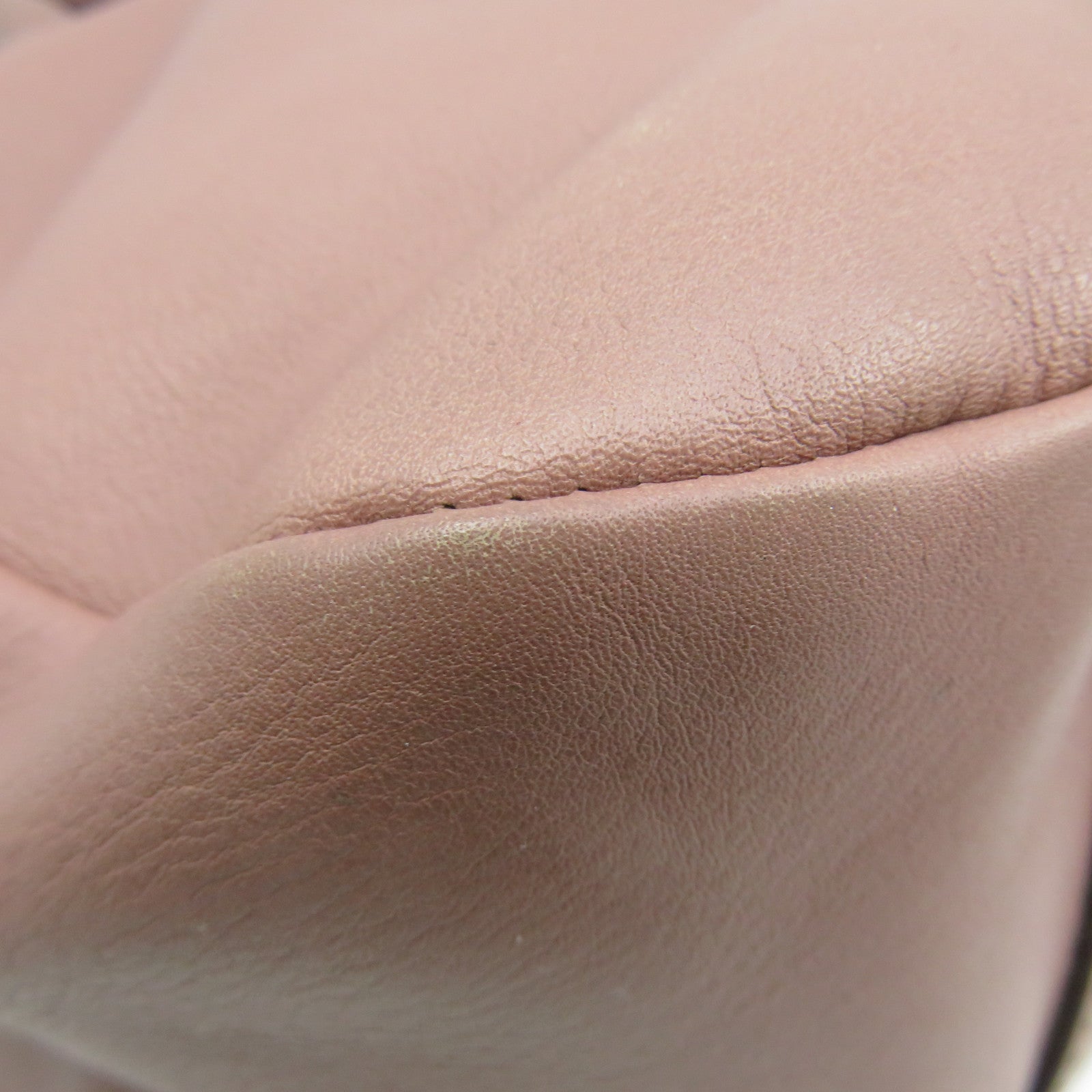 TOD'S Sheepskin Leather 2 Way Shoulder Bag Handle Shoulder Bag Pink Apricot
