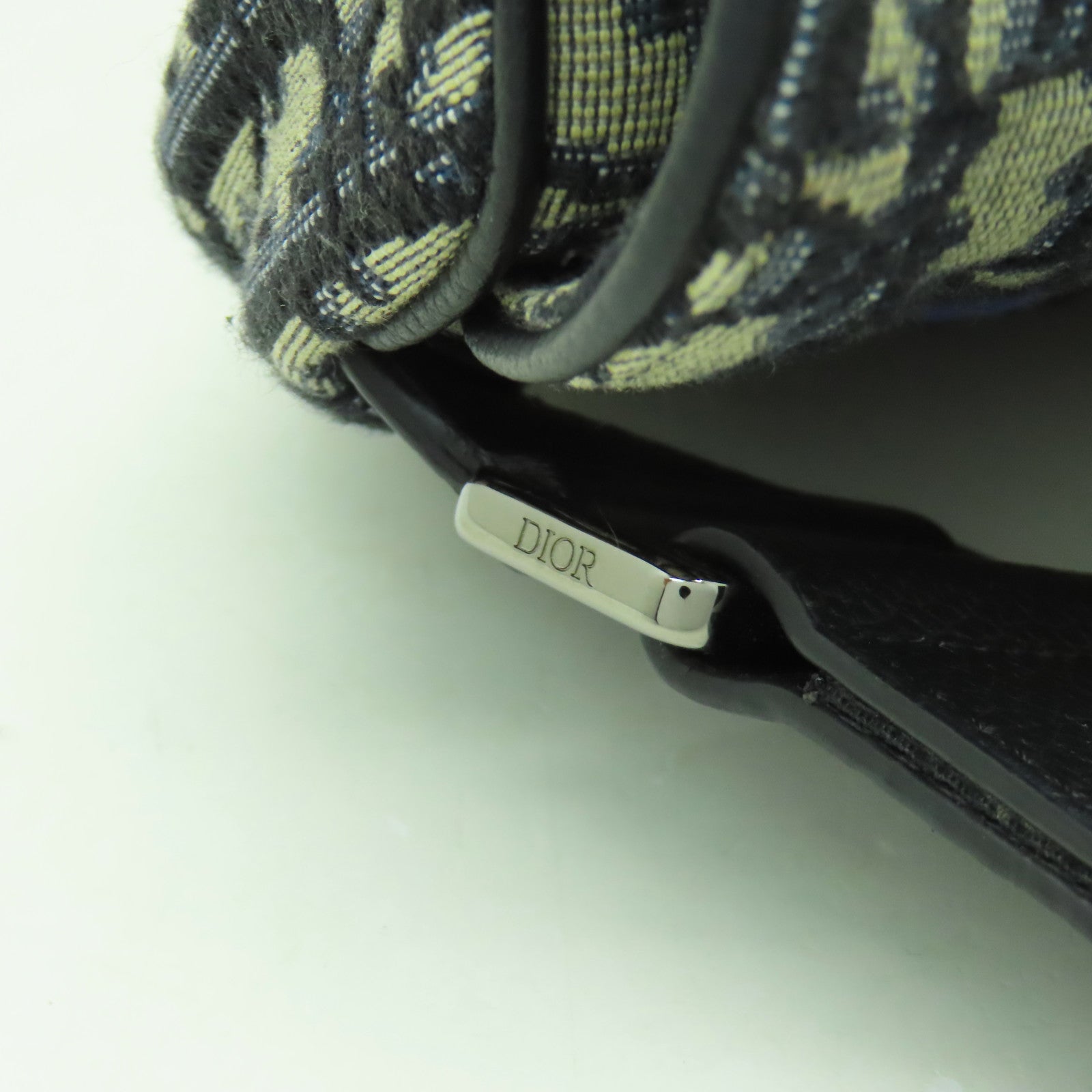 Dior 【激減優惠】帆布Saddle Shoulder Bag肩背袋藍色/黑色