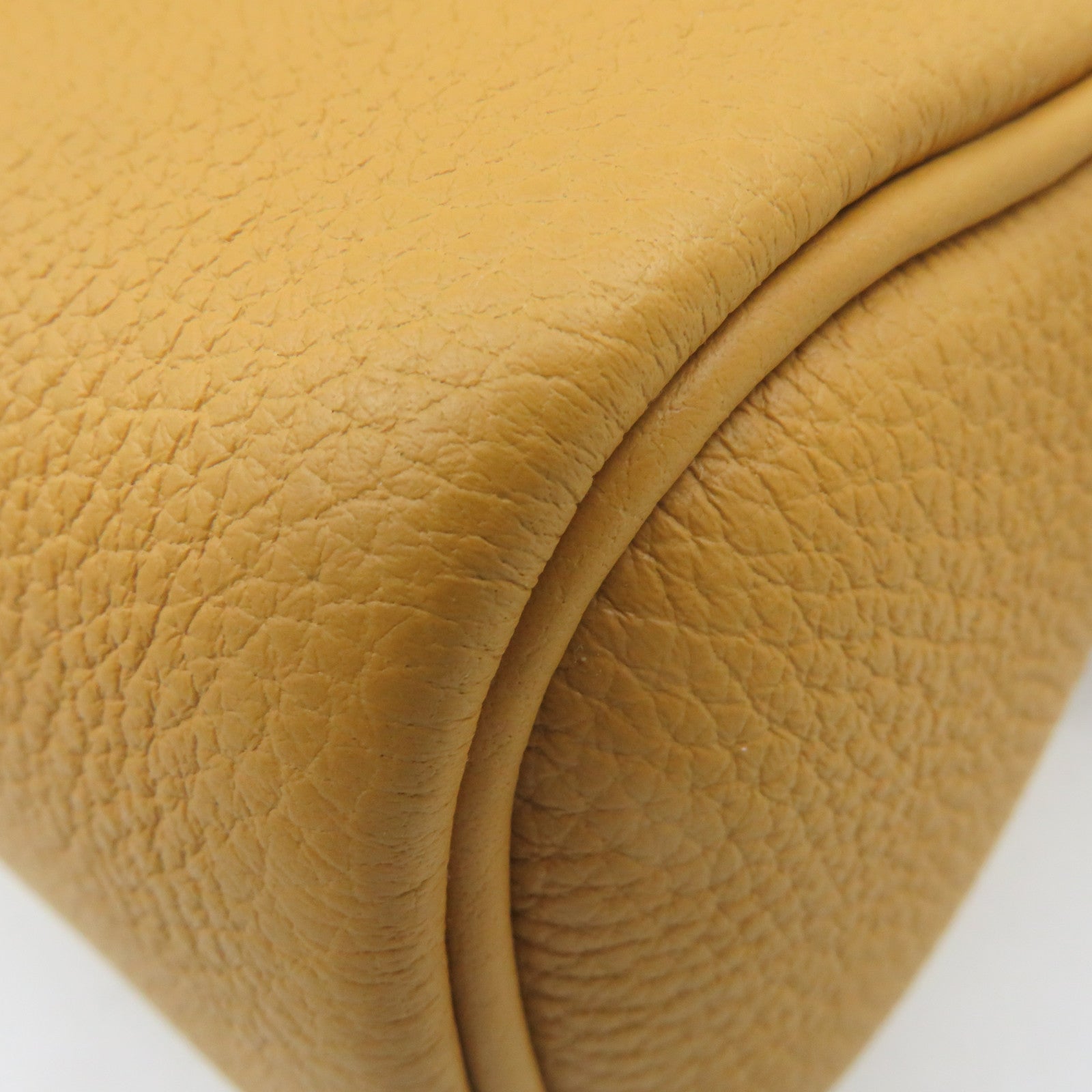 HERMES 【激減優惠】Togo皮革Hac A Dos PM Shoulder Bag銀扣肩背袋Sable啡色