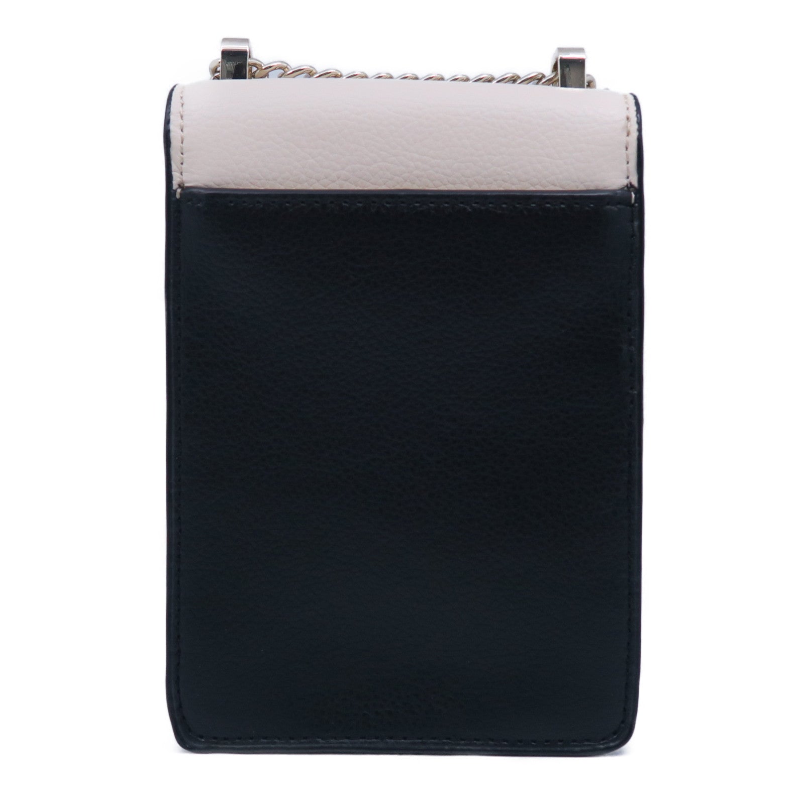 DKNY 牛皮皮革Shoulder Bag金扣鏈帶肩背袋米色/啡色/黑色