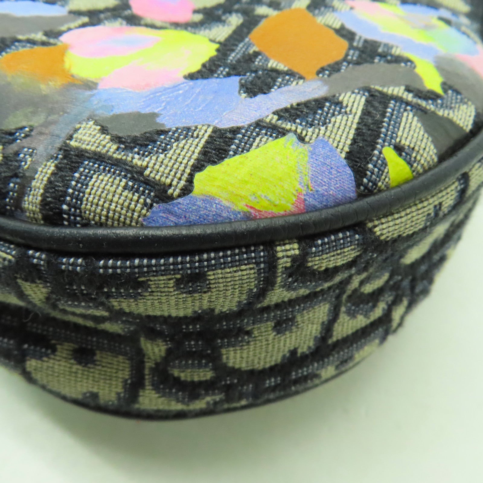 Dior 【激減優惠】帆布Saddle Shoulder Bag肩背袋藍色/黑色