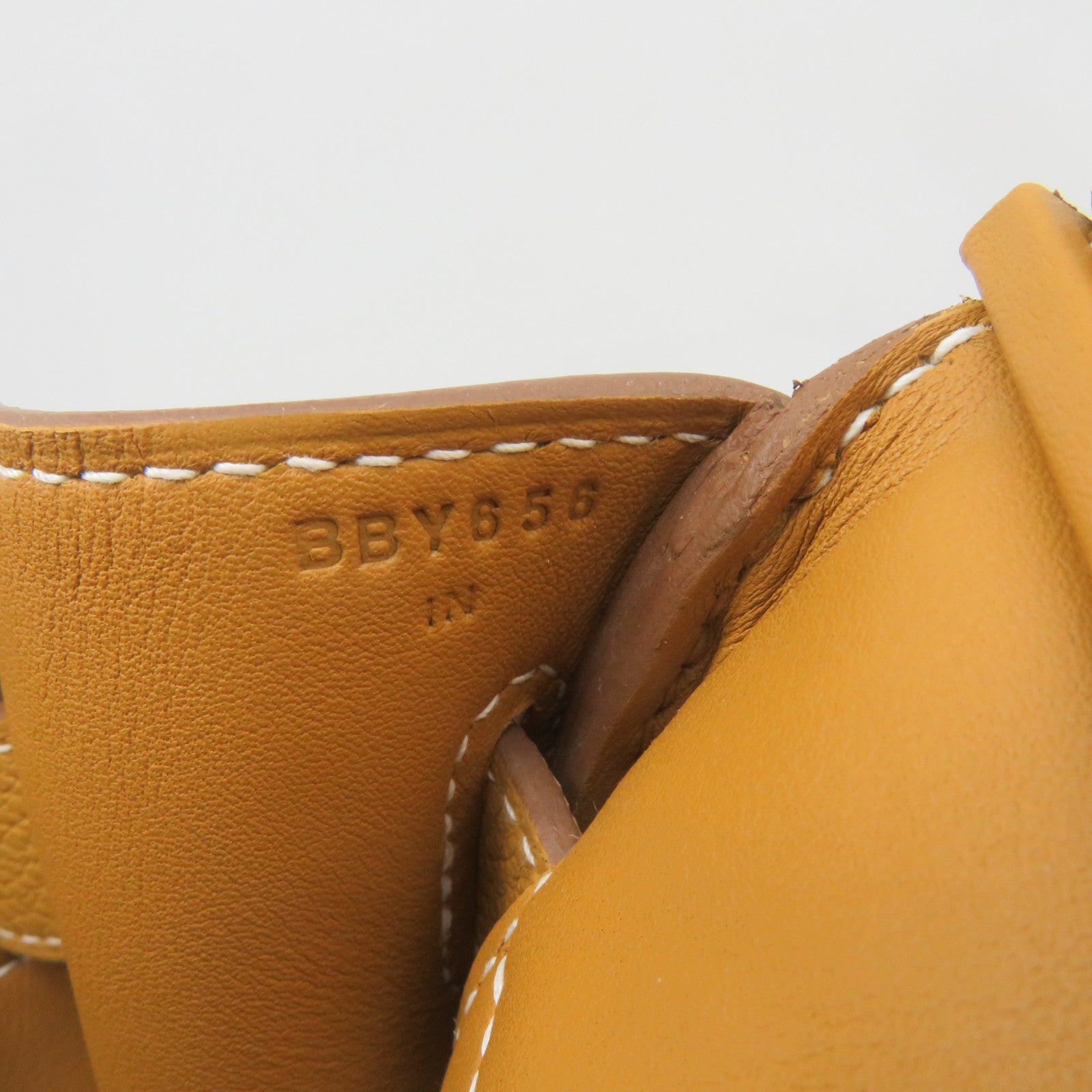 HERMES 【激減優惠】Togo皮革Hac A Dos PM Shoulder Bag銀扣肩背袋Sable啡色