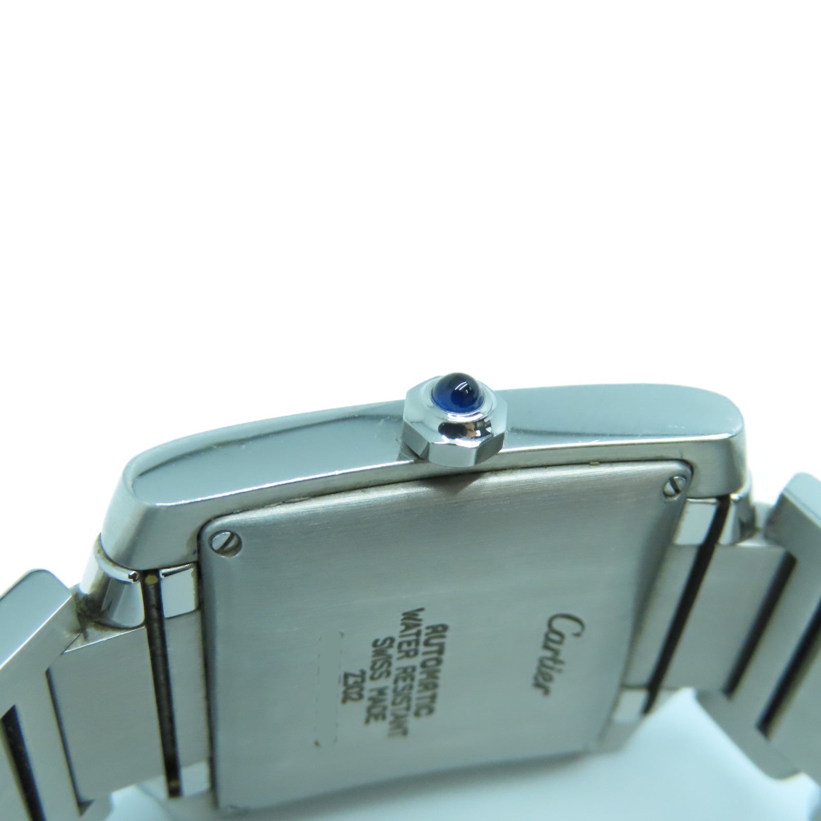 CARTIER Tank Francaise不鏽鋼手錶自動機芯白色