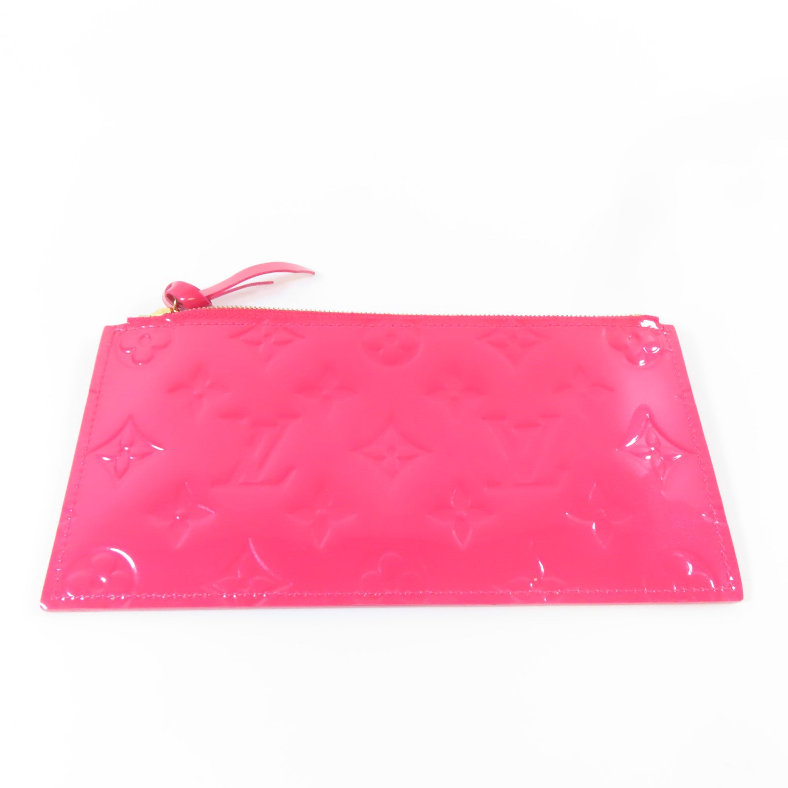 LOUIS VUITTON Vernis Pochette Felicie On Chain金扣肩背袋粉紅色