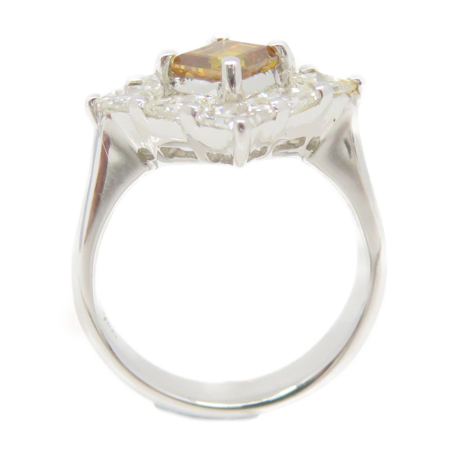 JEWELRY 18K White Gold/Diamond Ring US#4