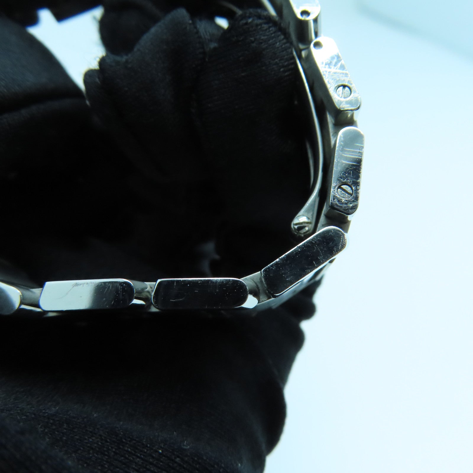 CARTIER Tank Francaise不鏽鋼手錶自動機芯白色