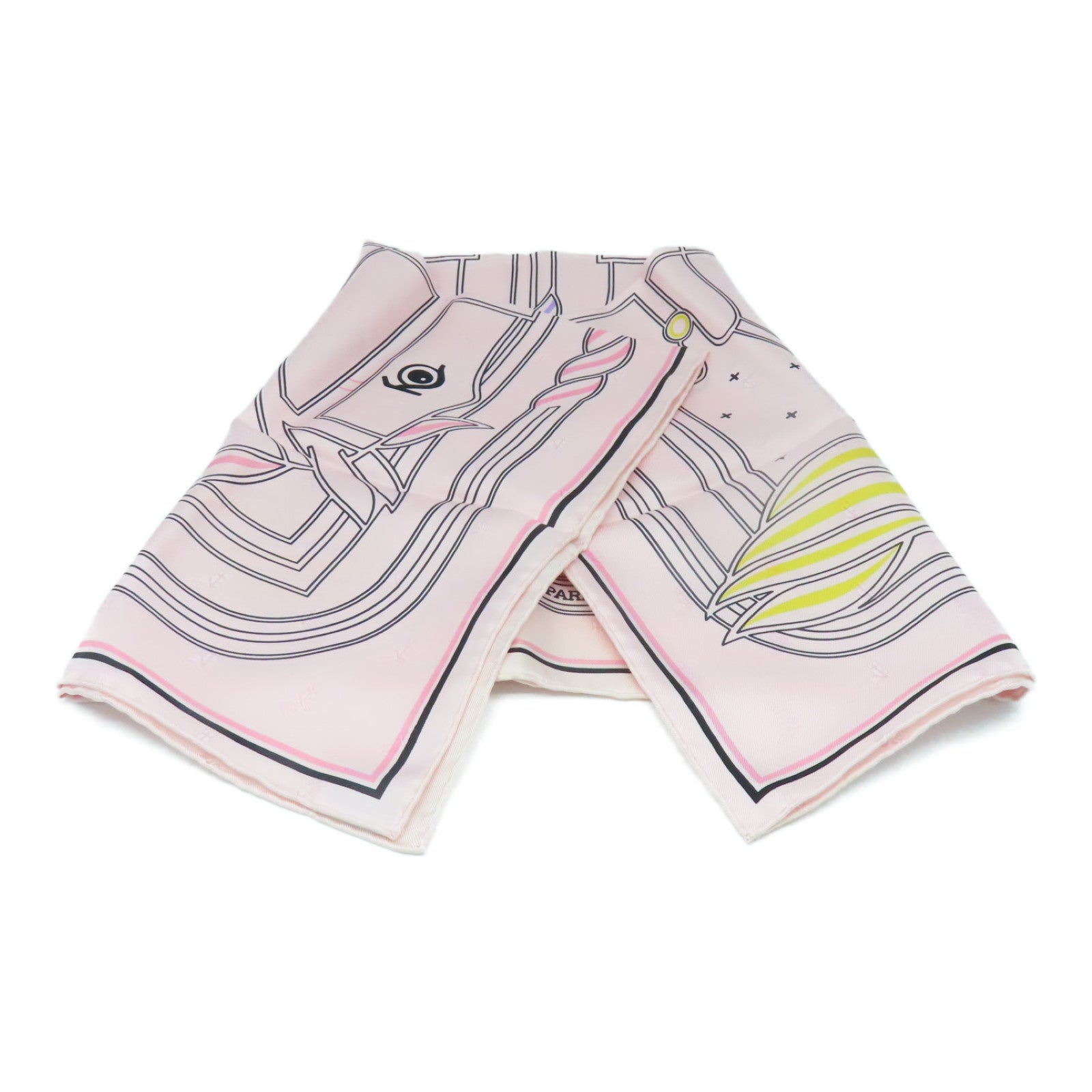 HERMES Silk Scarf Pink