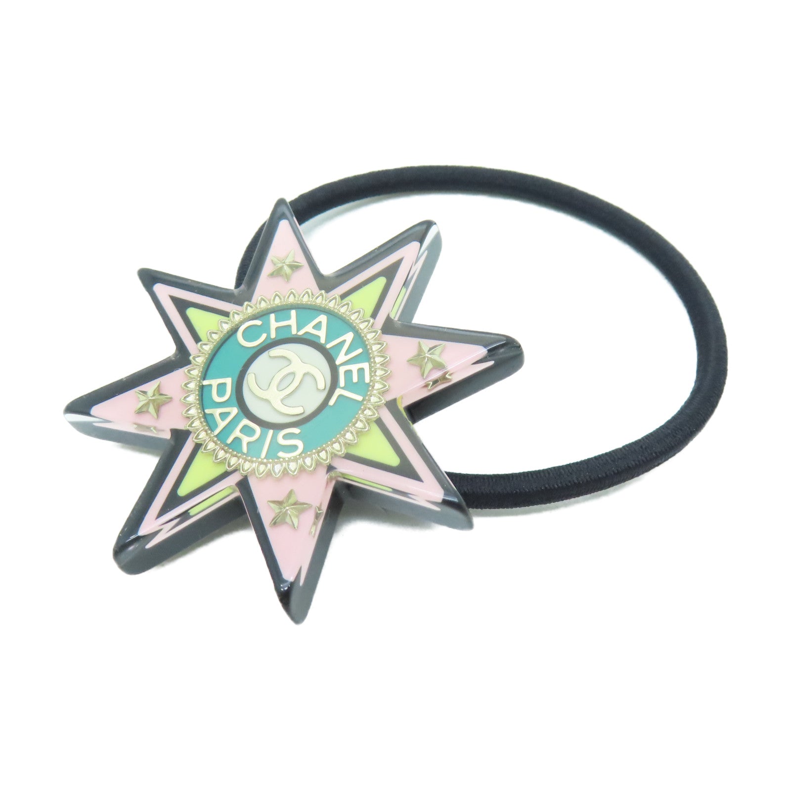 CHANEL metal Hair Band hair accessories pink