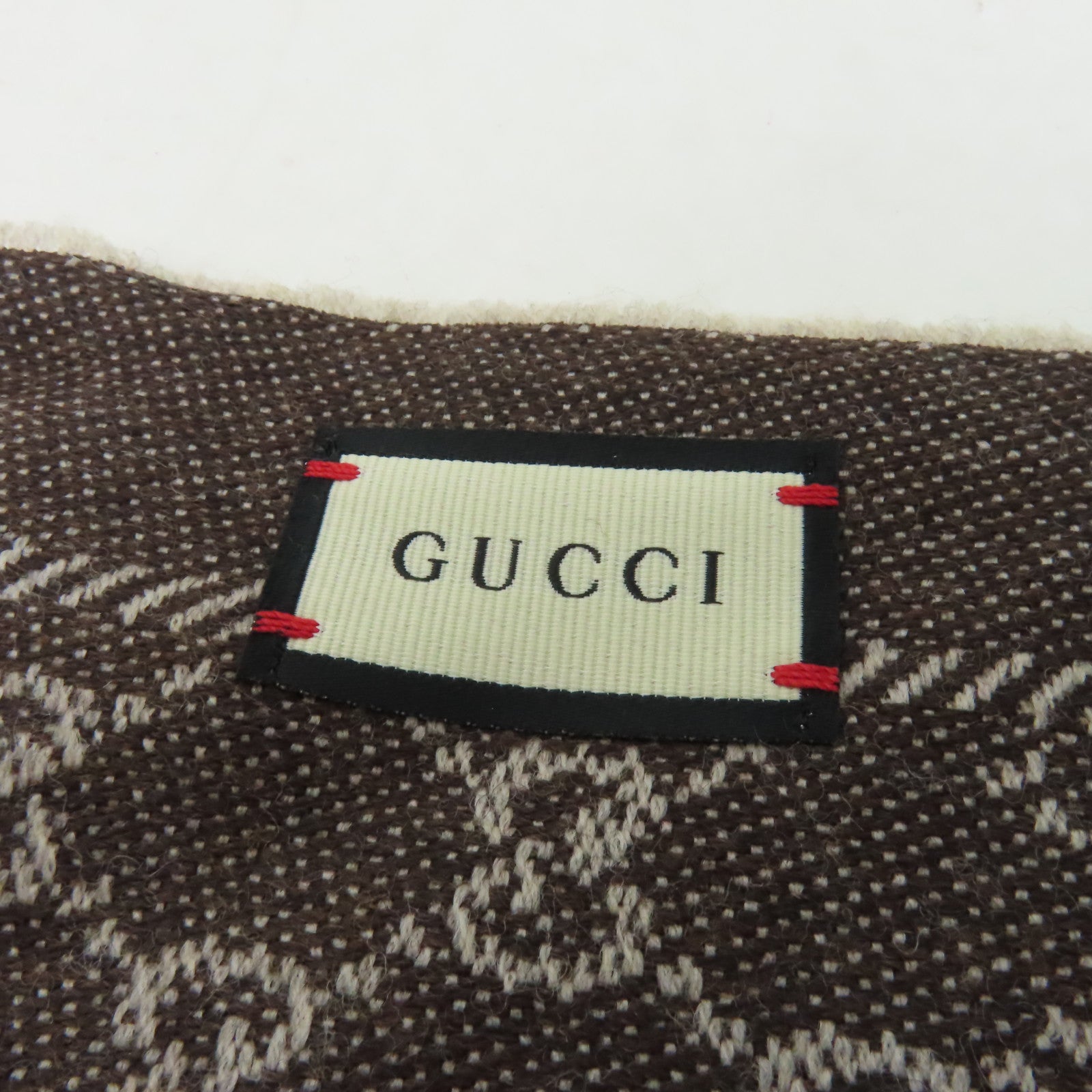 GUCCI 羊毛Scarf圍巾啡色