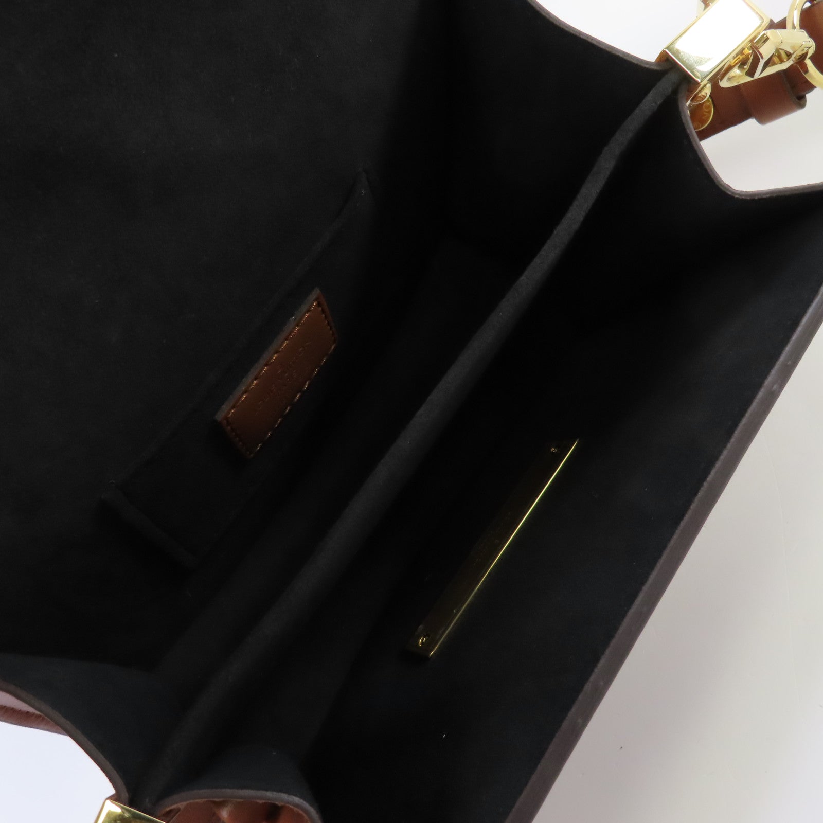 LOUIS VUITTON Monogram Mini Dauphine Shoulder Bag金扣肩背袋啡色