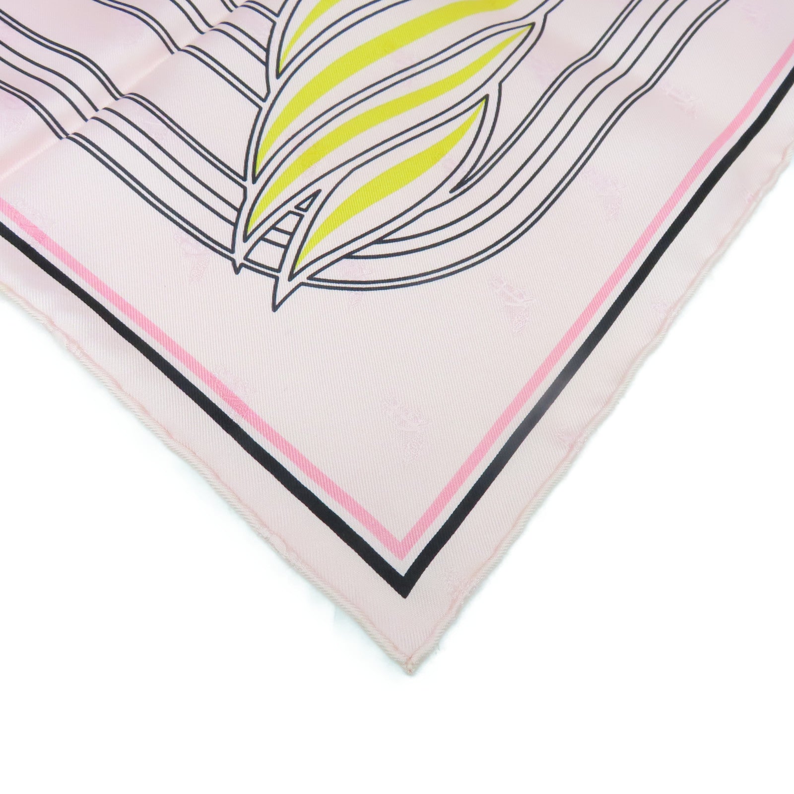 HERMES Silk Scarf Pink