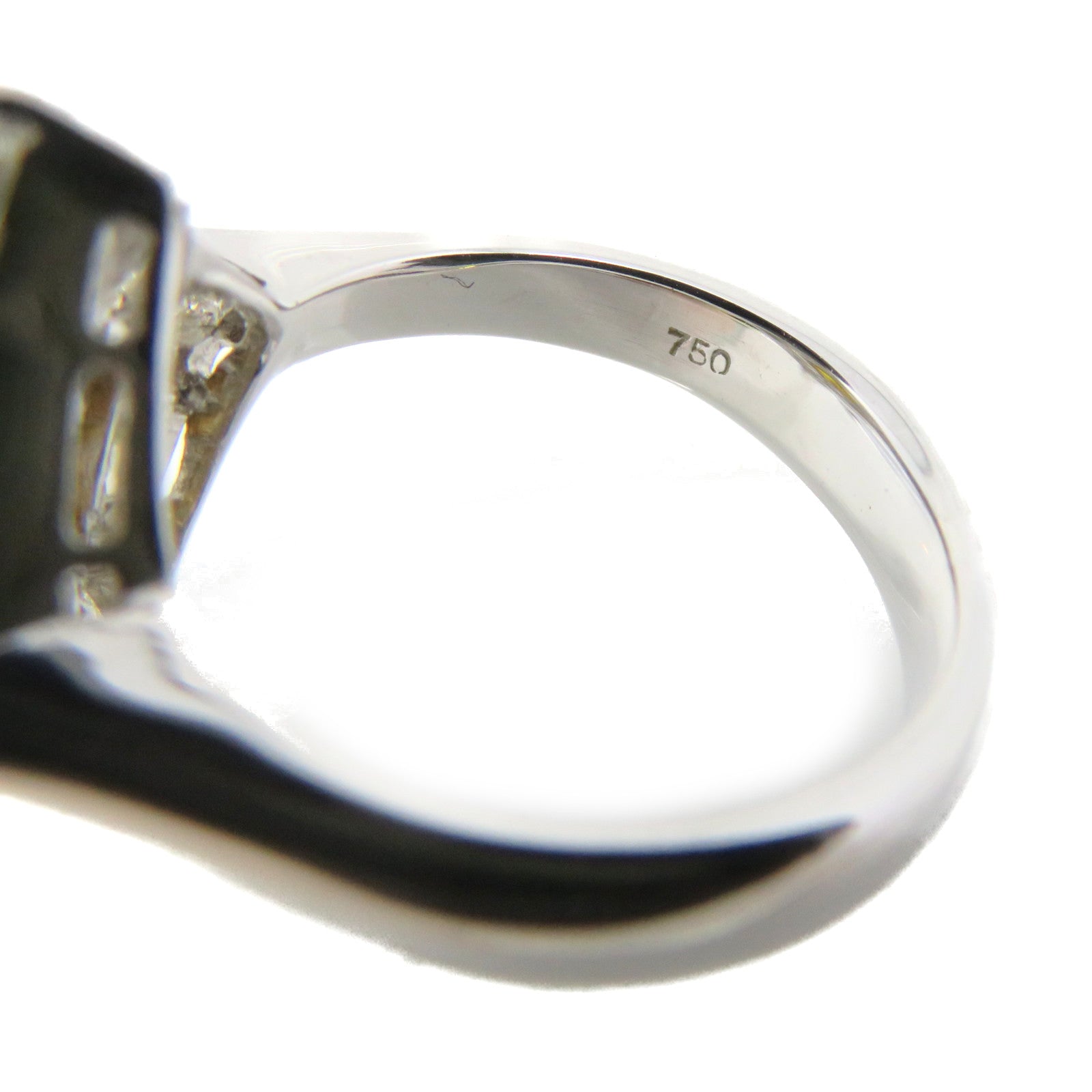 JEWELRY 18K White Gold/Diamond Ring US#4