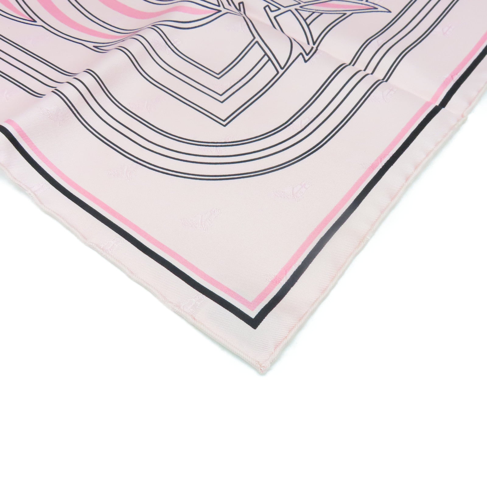 HERMES Silk Scarf Pink